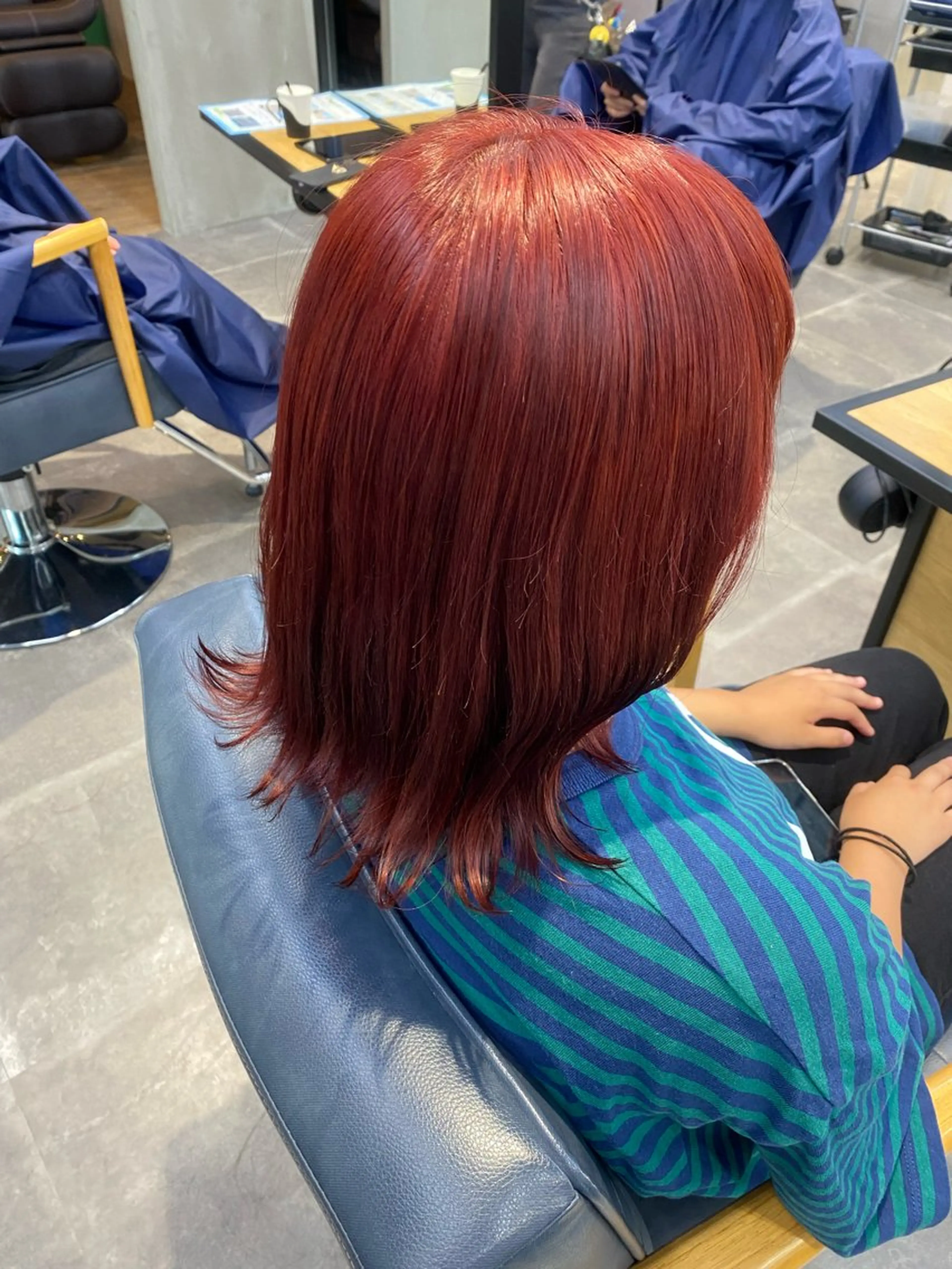 ミディアム カラー 韓国×髪質改善カラー 💎hinaのヘアスタイル