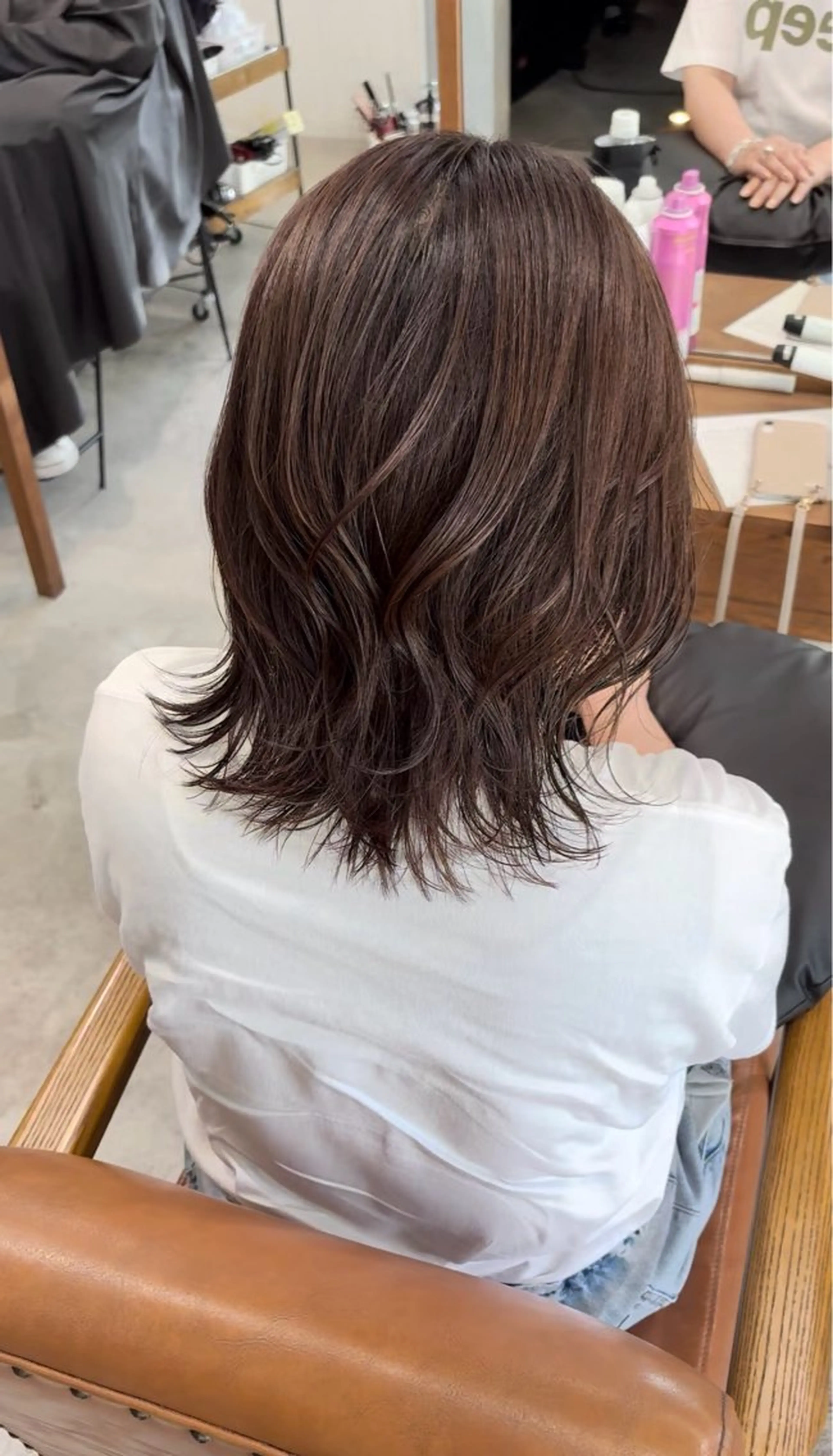 ミディアム カット ヘアカラー トリートメント Nicoru*所属・SONO 【一宮】のヘアスタイル