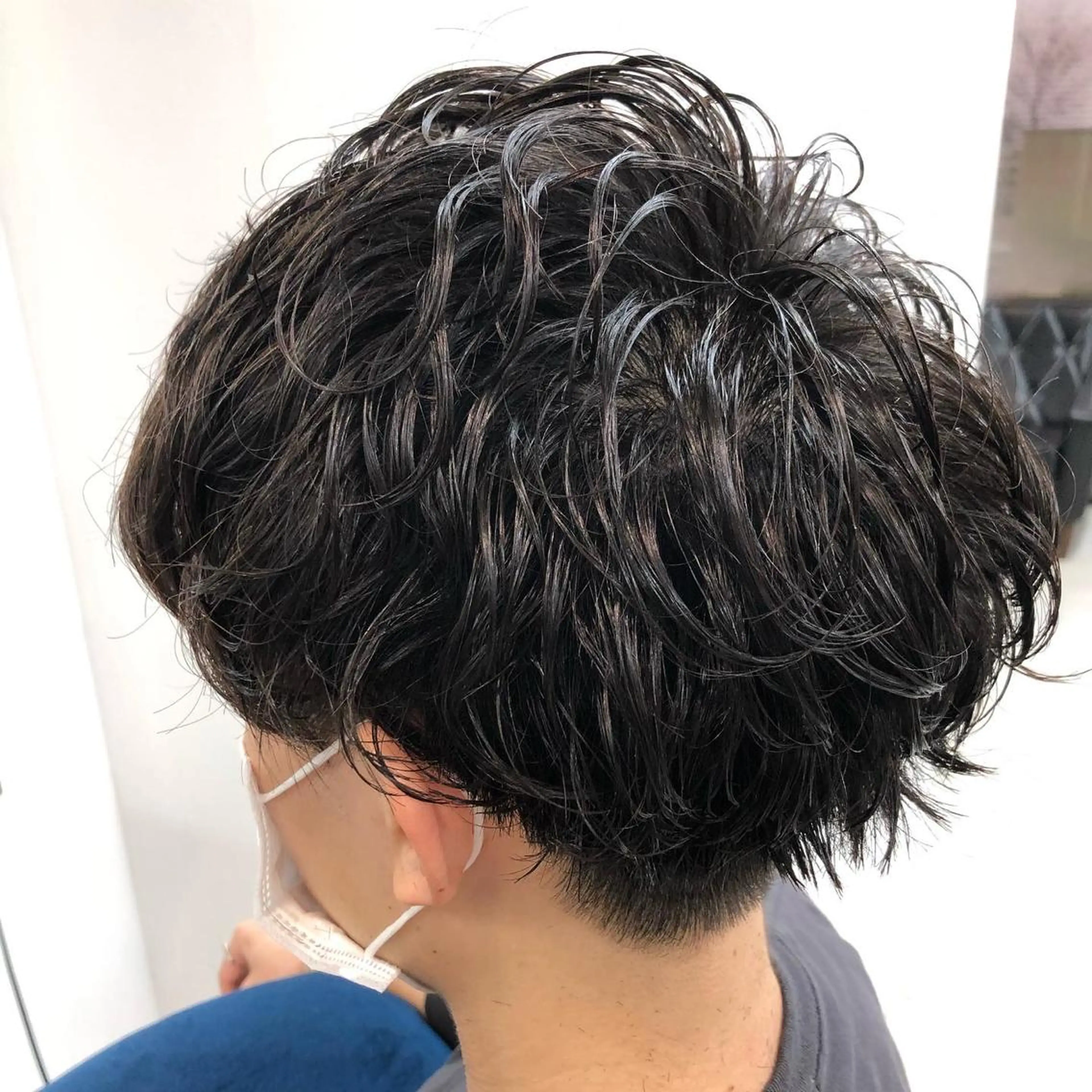 ショート パーマ メンズ マッシュ カット パーマ メンズパーマの達人 / タカシマダイスケのヘアスタイル