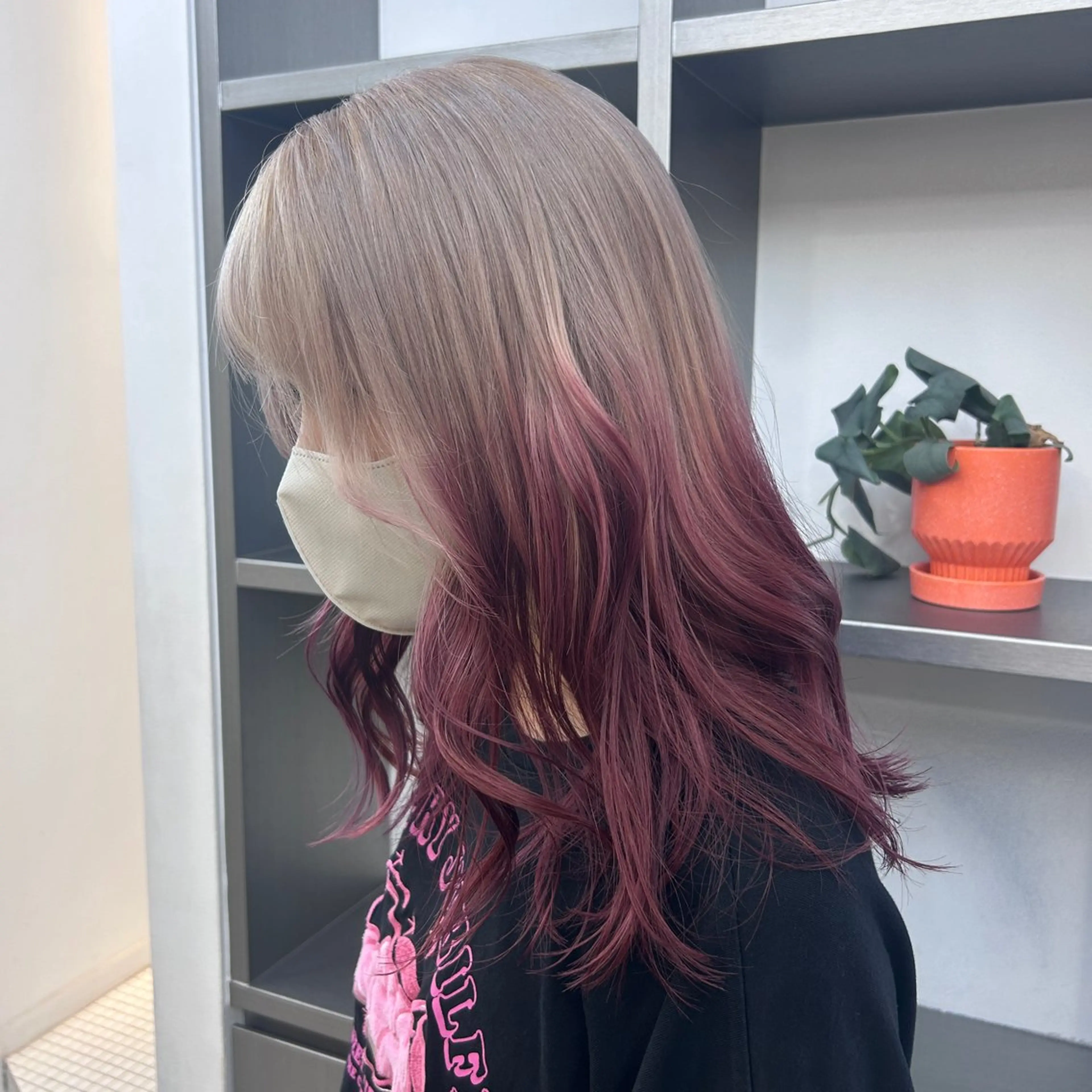 💫グラデーションカラー💫ブリーチ込みダブルカラー＋トリートメントの写真