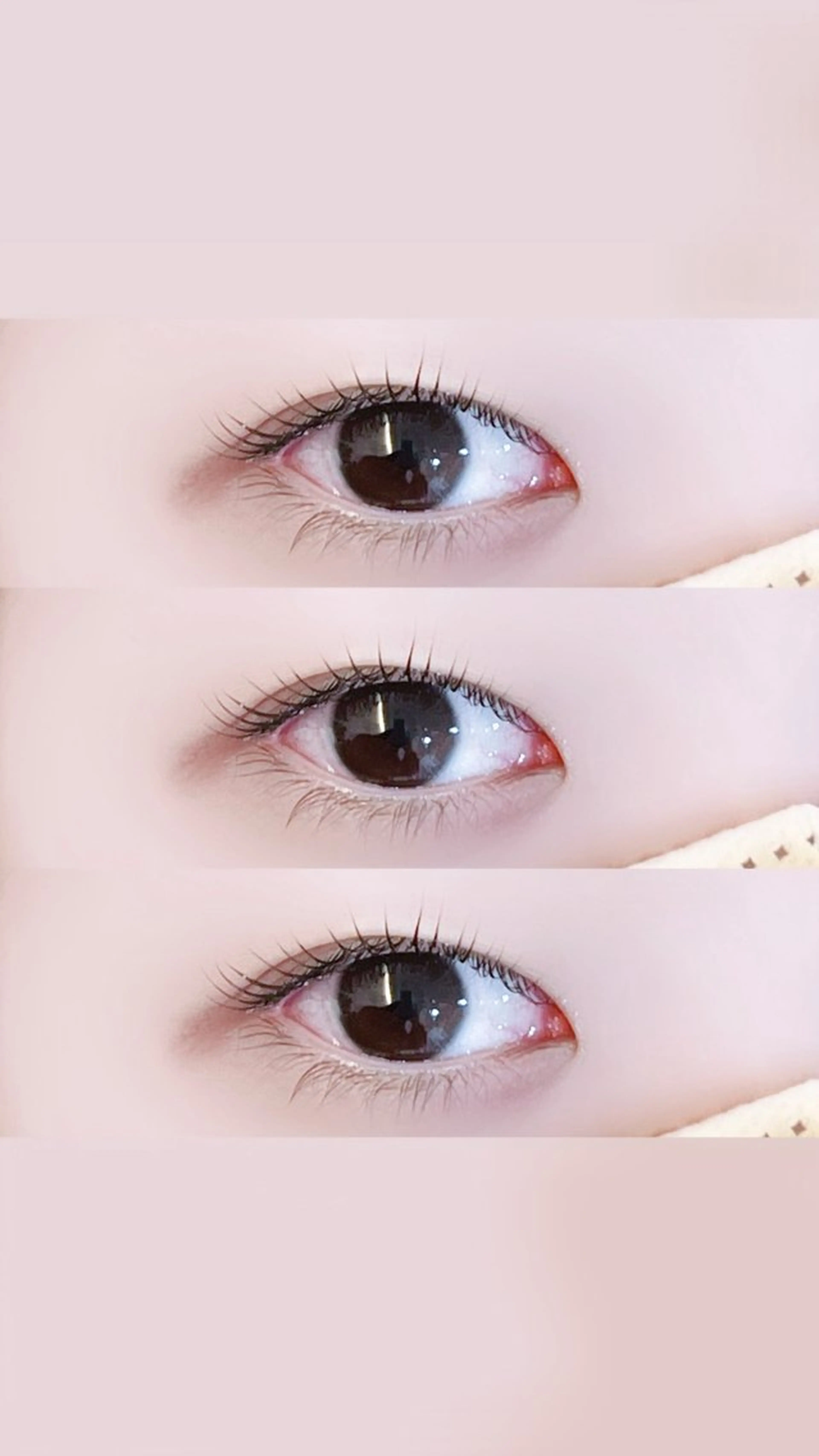 マツエク・マツパ 束感まつ毛 韓国風マツエク まつげパーマ 一重×まつ毛パーマ レイヤーカット┊ 透 明感カラー┊ YUIのヘアスタイル