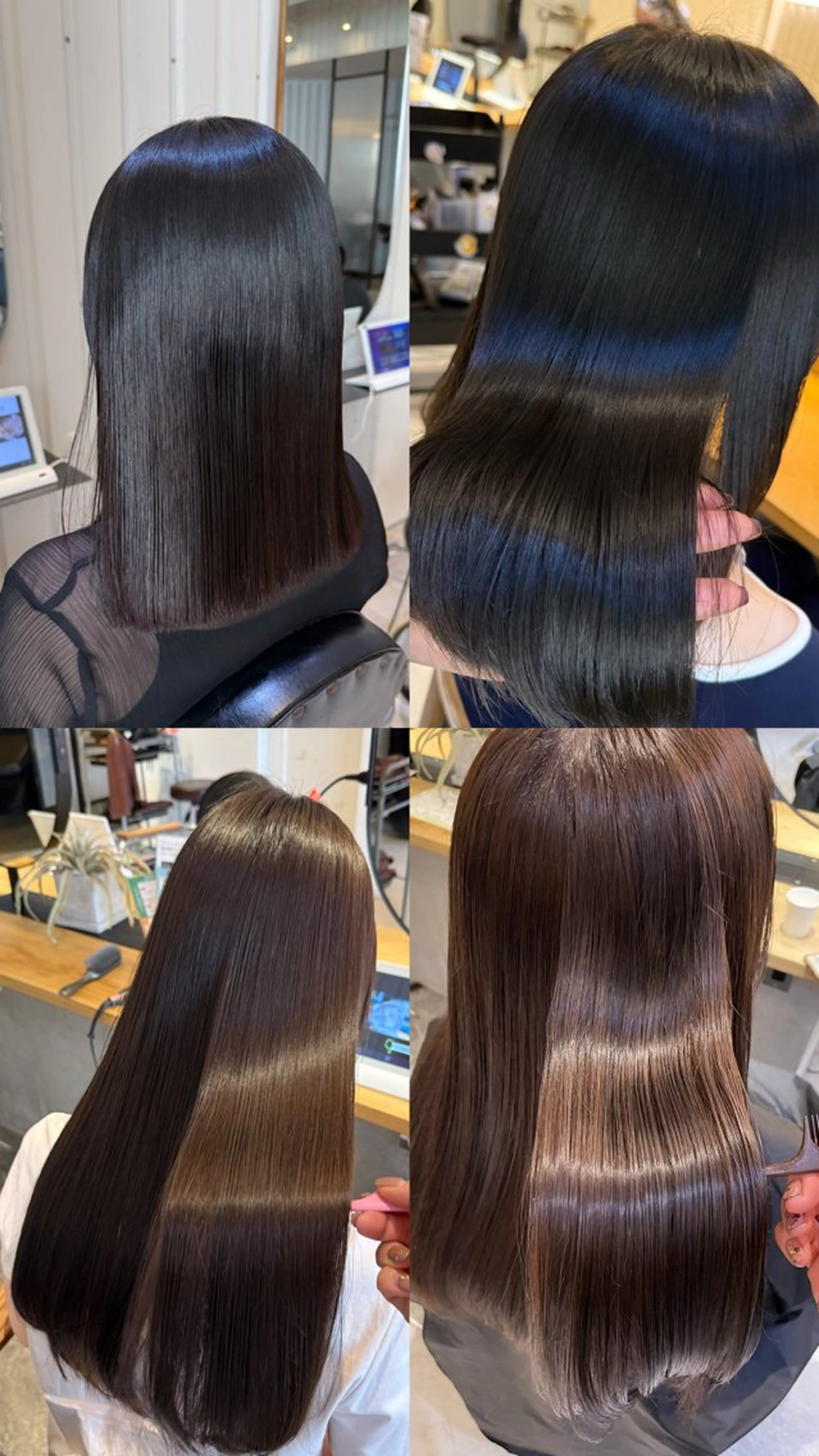 ロング カラー トリートメント 💘韓国レイヤー上 品カラーruru💘のヘアスタイル