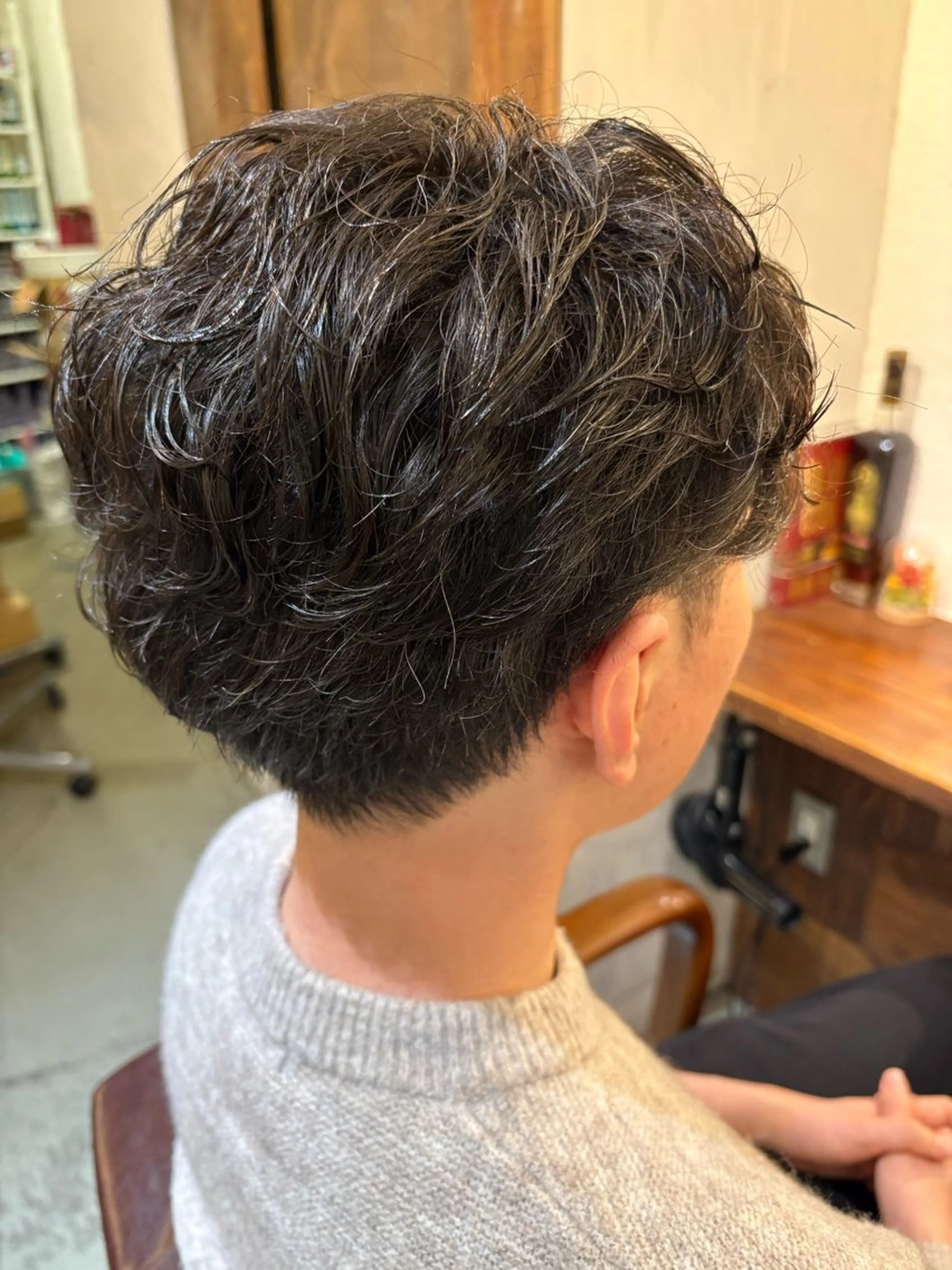 ショート パーマ メンズ メンズのモテヘア☁️ はまなか✂︎COLOのヘアスタイル