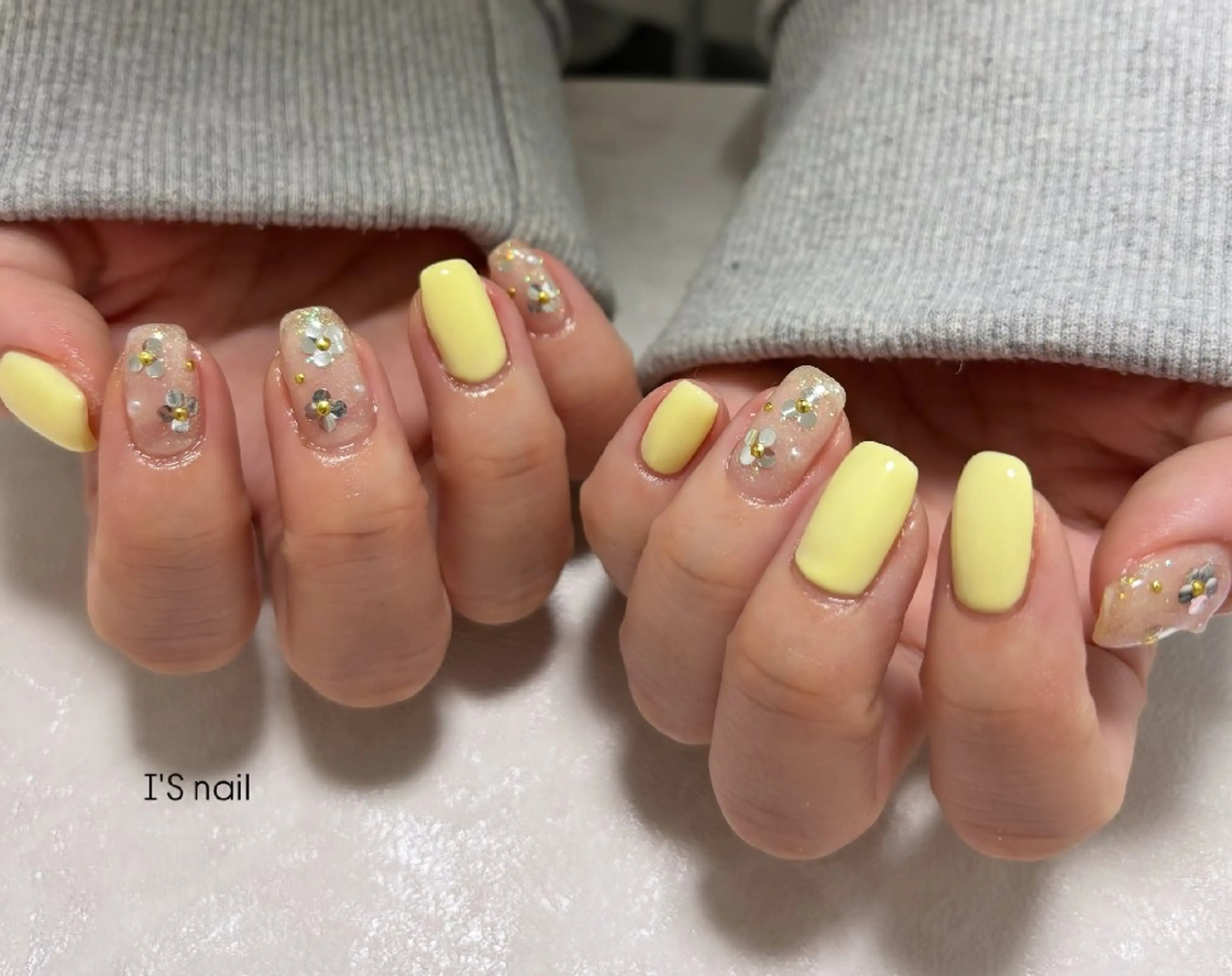 ネイル フラワーネイル ハンドネイル I'S nail 佐野のネイルデザイン