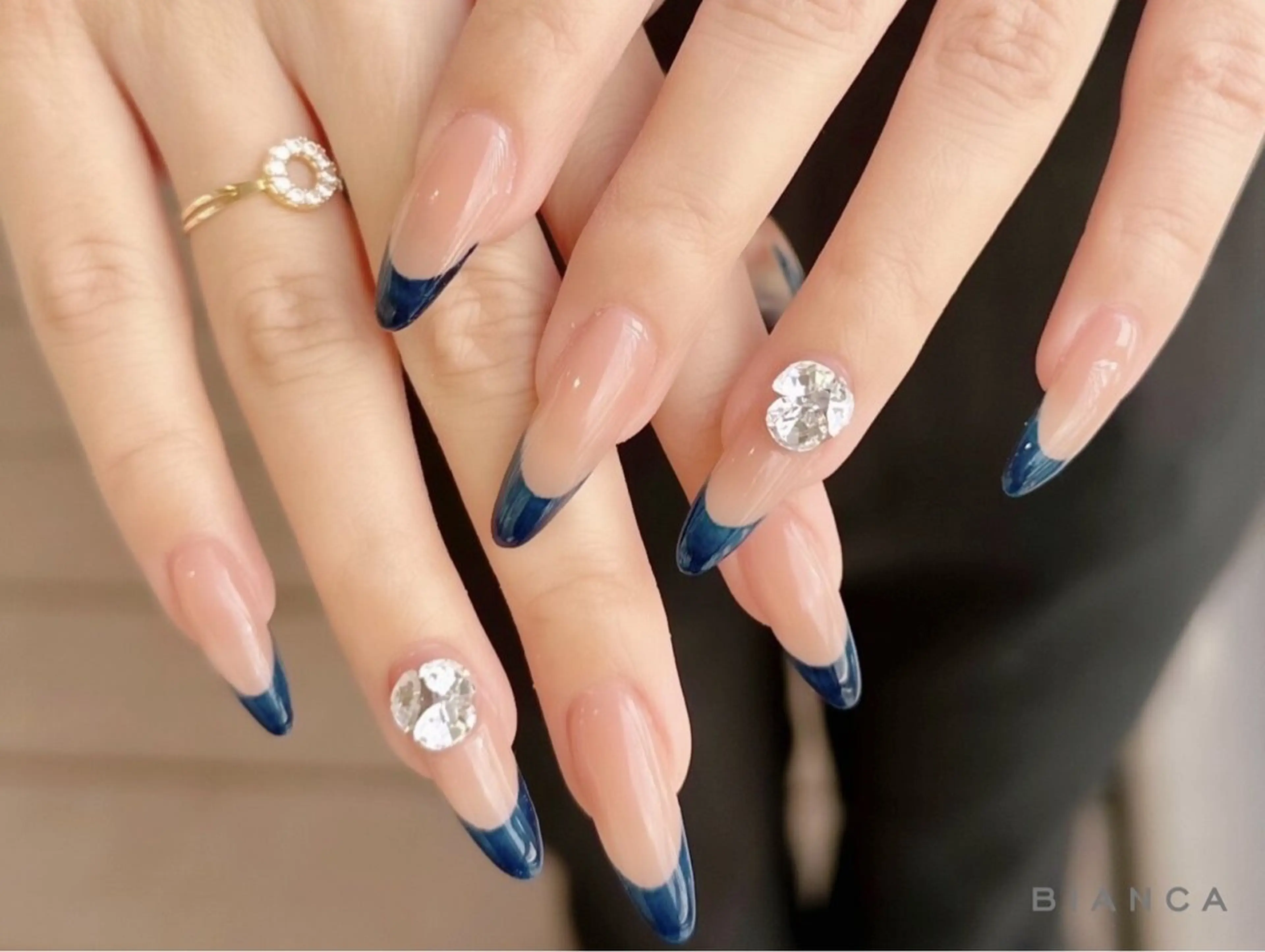 オフなし❌フレンチハンドネイル(王道)💅✨️/パラジェル・バイオジェル変更🙆🏻♀️(市川/本八幡)の写真