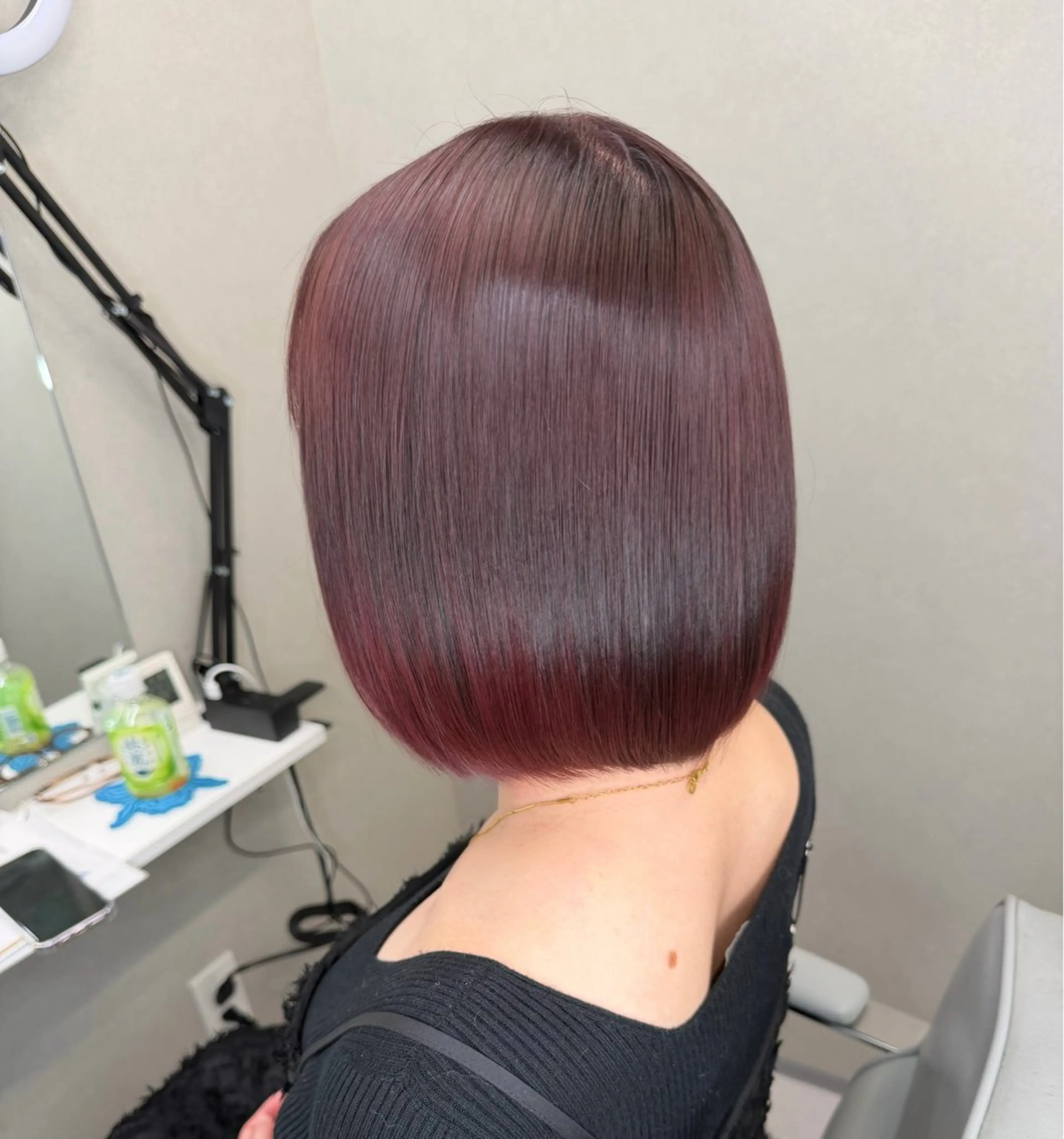 ショート カラー ブリーチ 透明感カラー ブリーチなしカラー 髪質改善 カット ヘアカラー トリートメント 今井 勝也のヘアスタイル