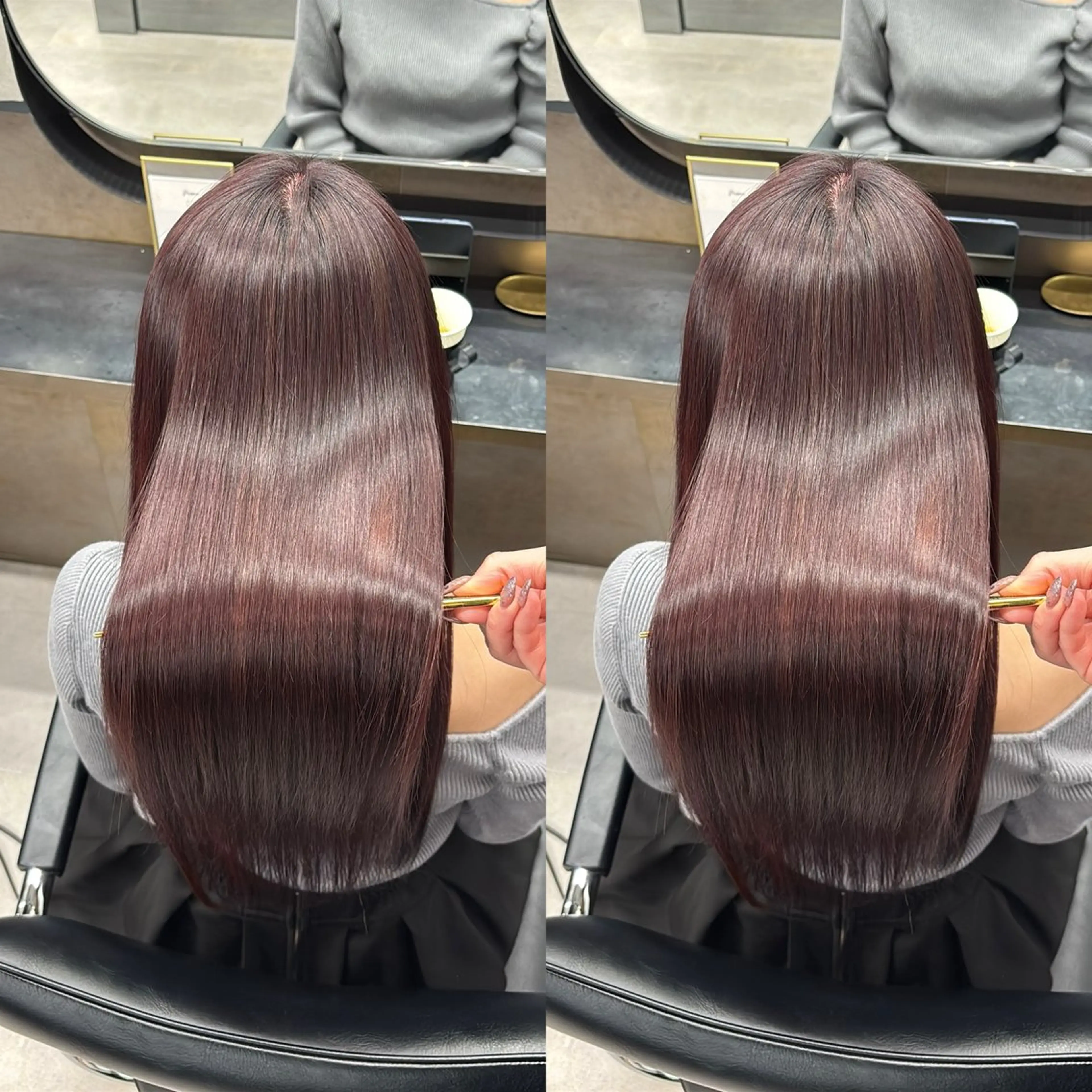 ロング カット ヘアカラー 縮毛矯正 トリートメント 新宿No.1艶髪矯正 美艶カラー/FUKAのヘアスタイル