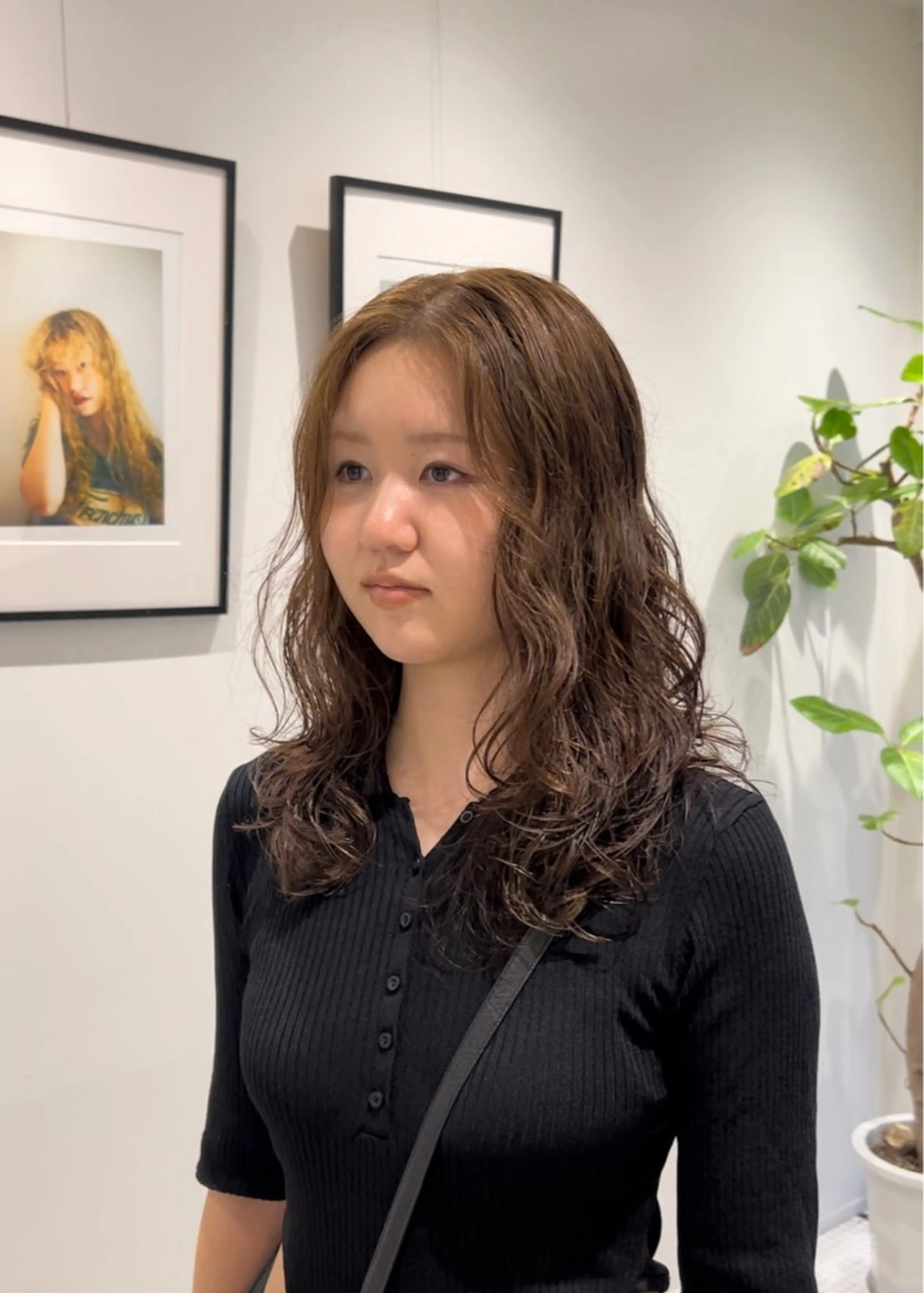 セミロング セミロングパーマ パーマ/名古屋パーマ / コデラ ナナホのヘアスタイル