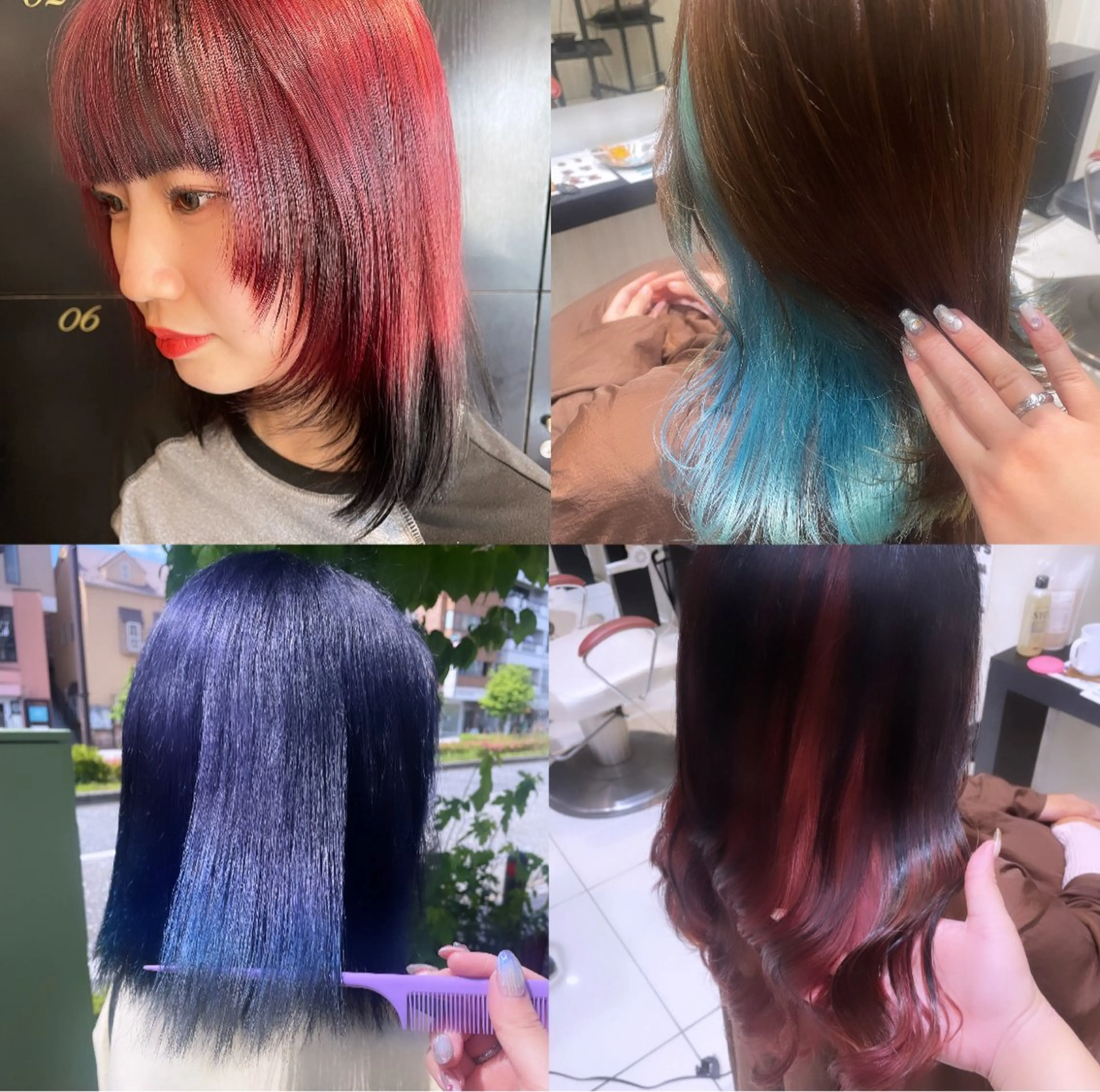 カラー 💞暖色カラー 💞risaのヘアスタイル