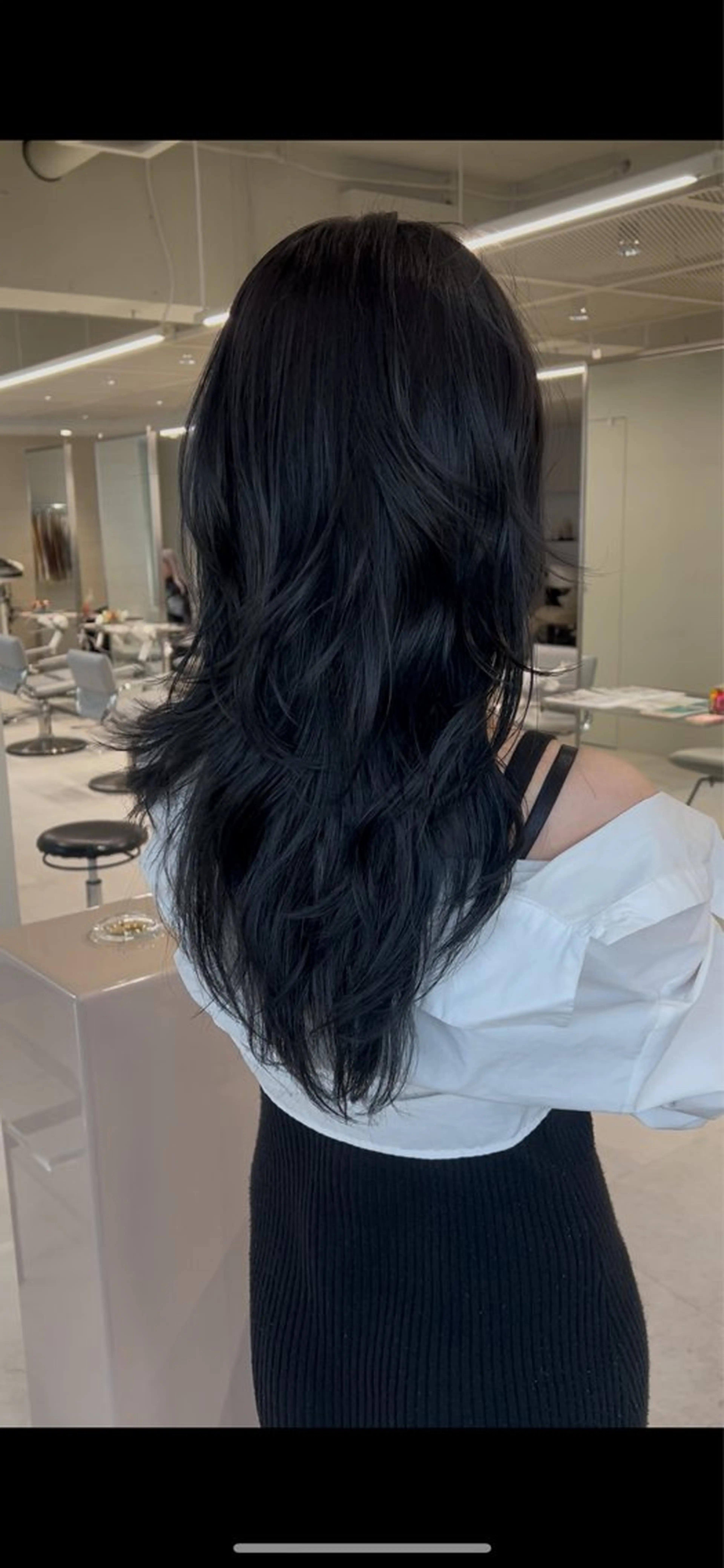 ロング カラー レイヤーカット カット 海外レイヤー /NAGISAのヘアスタイル