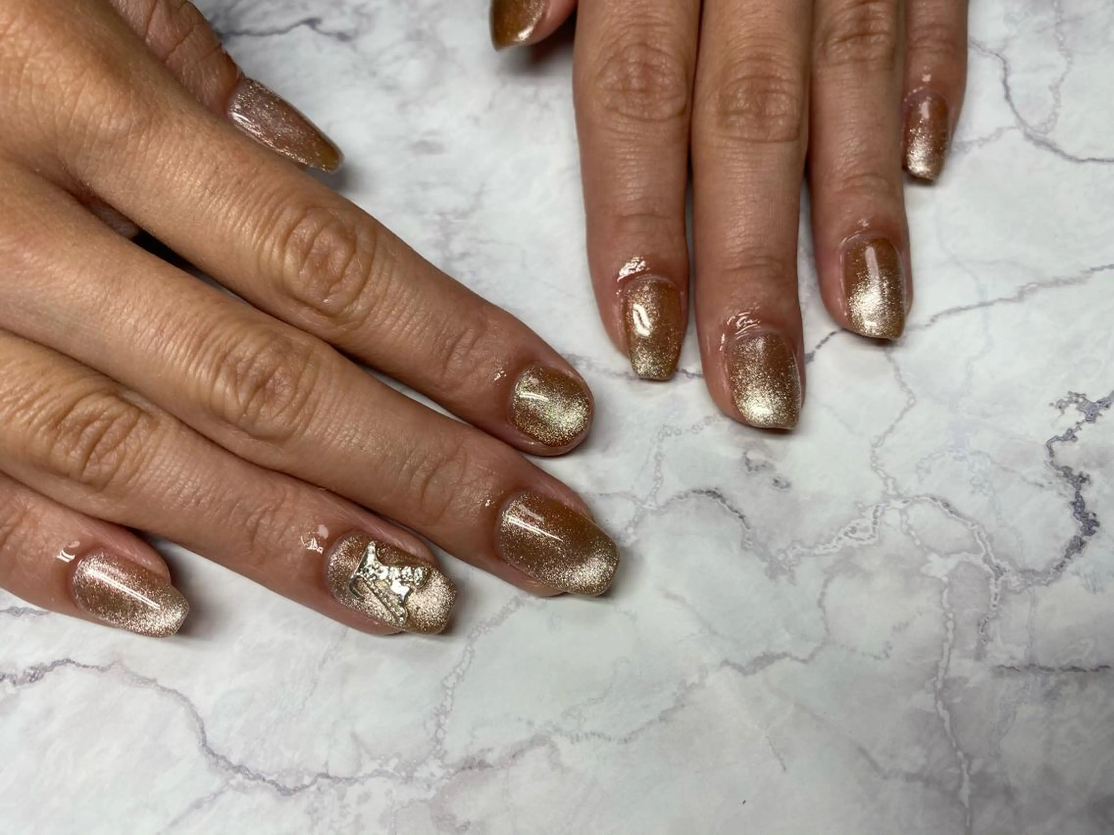 ネイル ハンドネイル Mana‪ ‪·͜· ❤︎‬のネイルデザイン