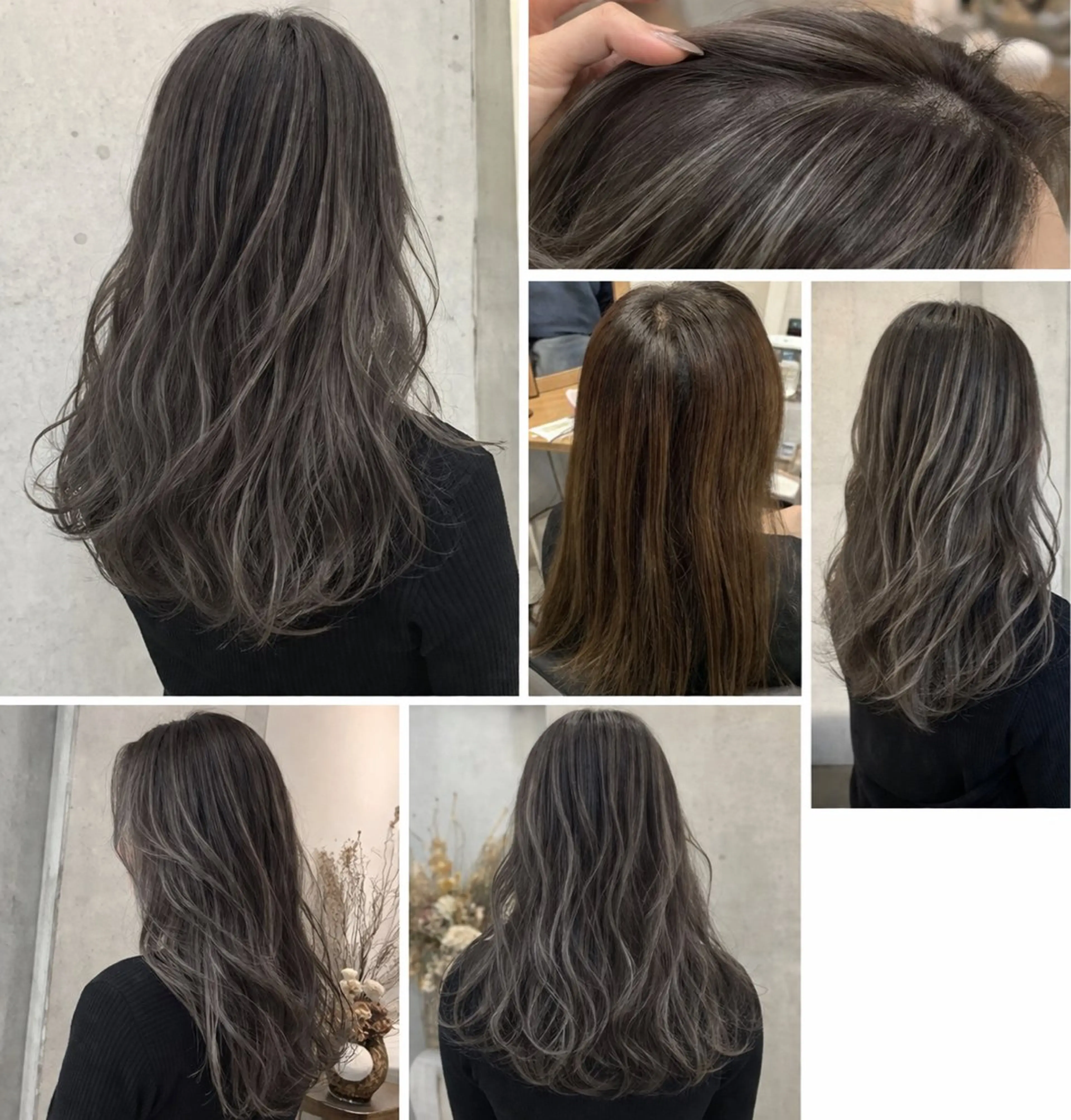 白髪ぼかしハイライト✨️＋透明感カラー（ブリーチ込み）🕊の写真