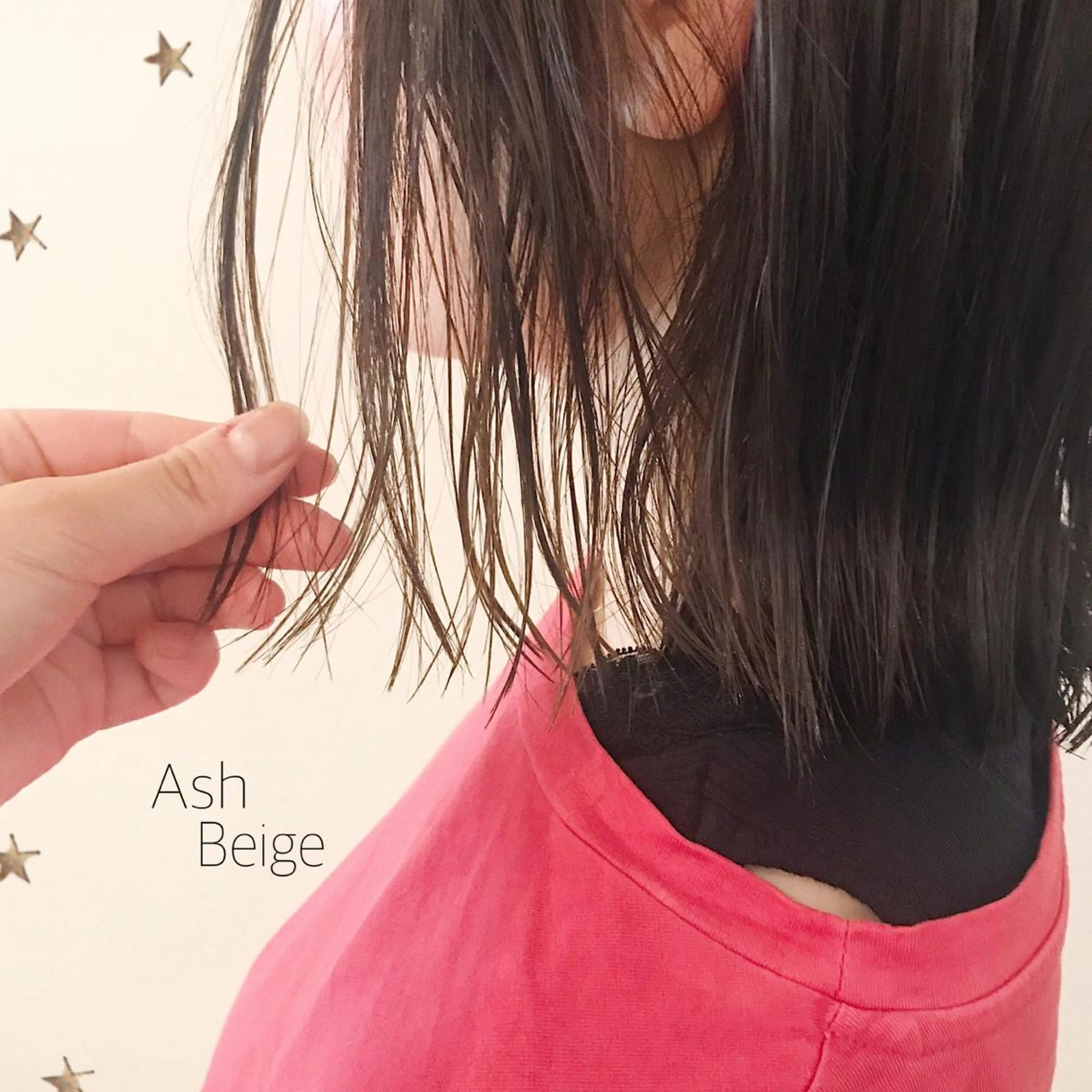 ミディアム カラー 市川 千夏のヘアスタイル