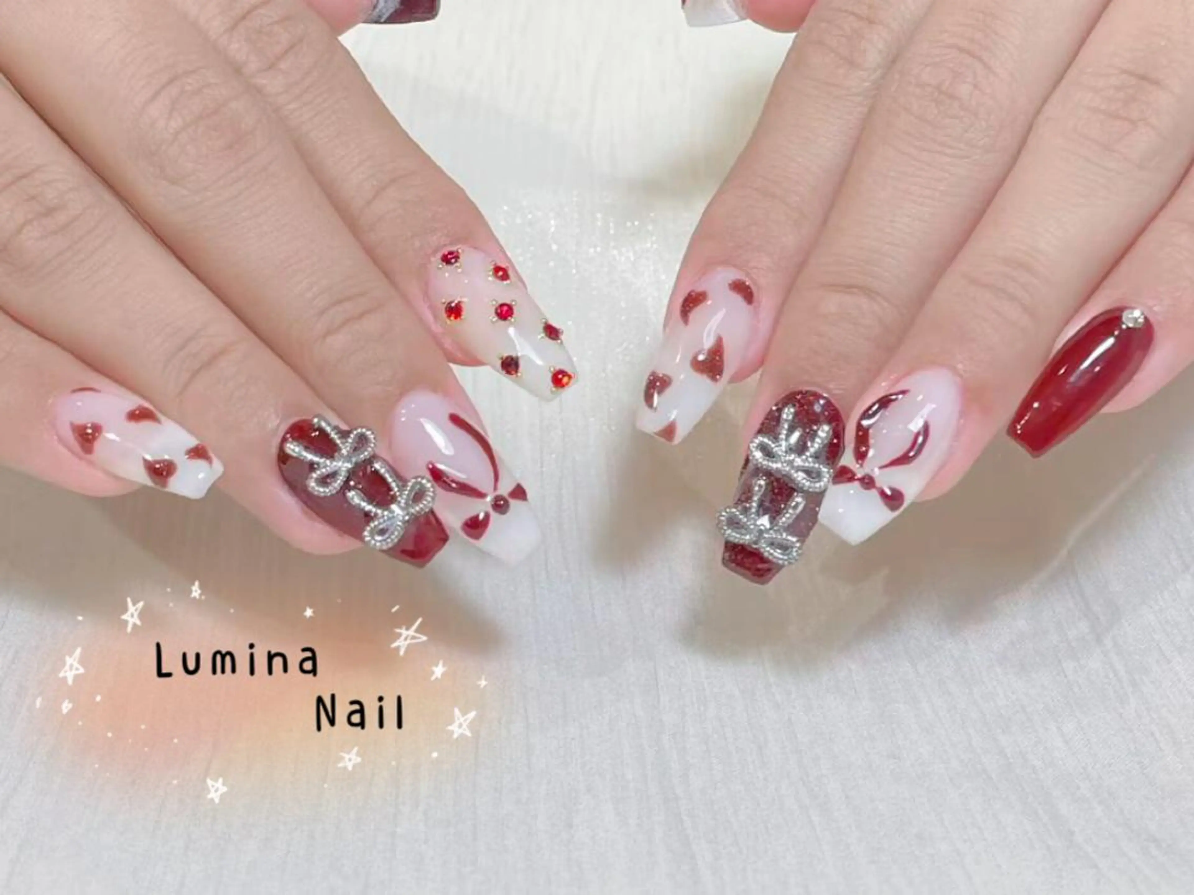 ネイル ハンドネイル ハンドケア Lumina _MIO研修のネイルデザイン