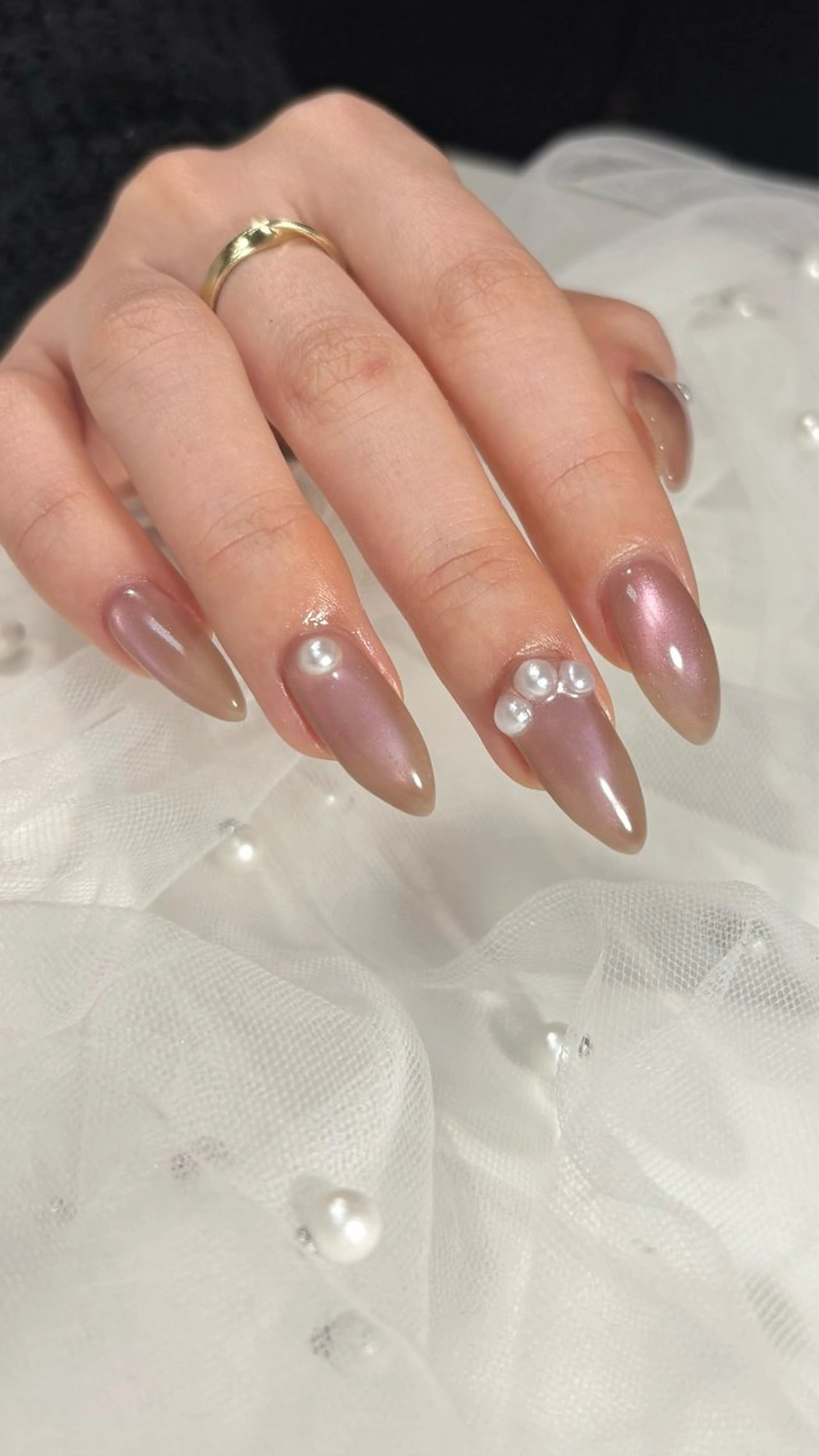 ネイル マグネットネイル ハンドネイル émure. パラジェル認定サロンのネイルデザイン