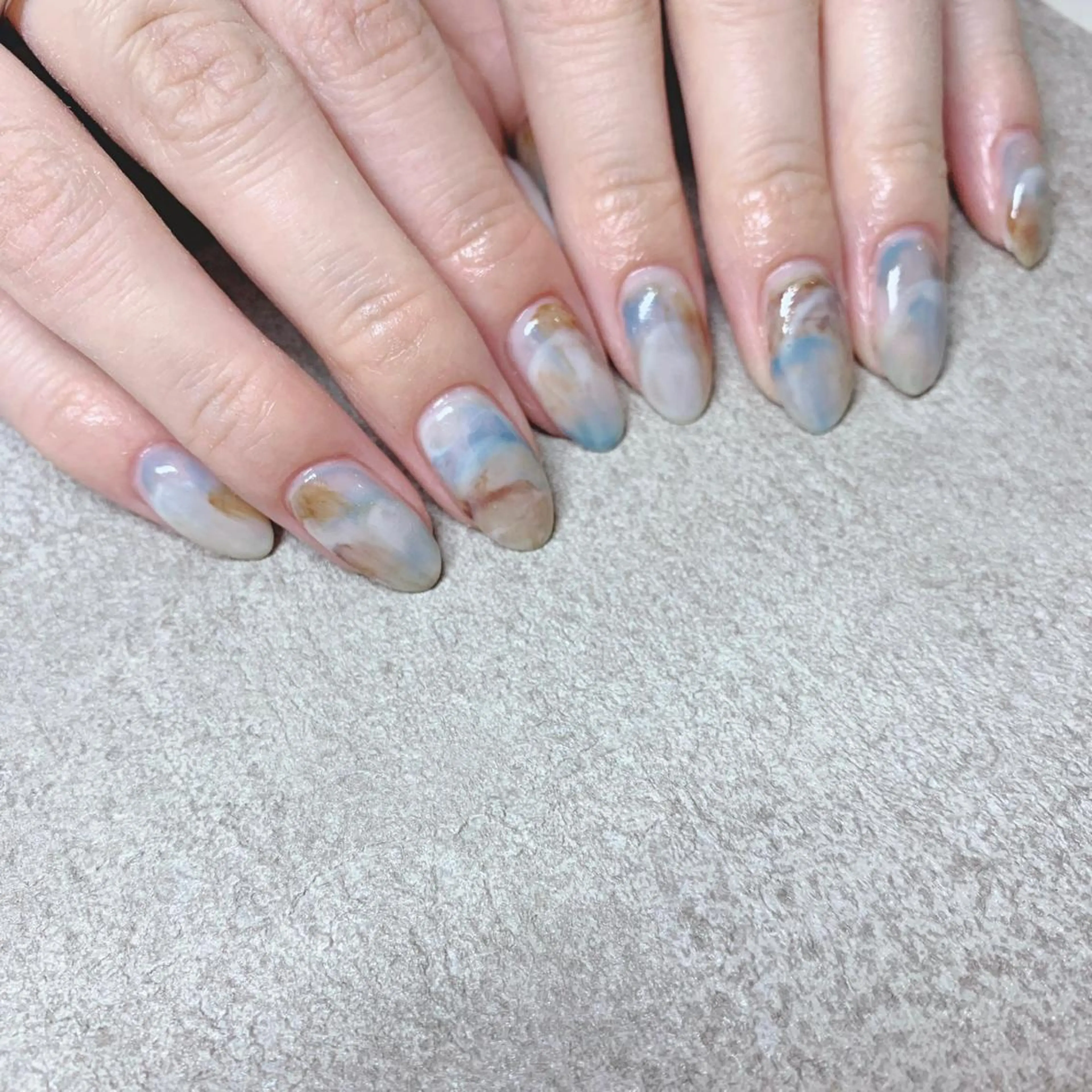 カラー ネイル ハンドネイル Cozy_ ilumのネイルデザイン