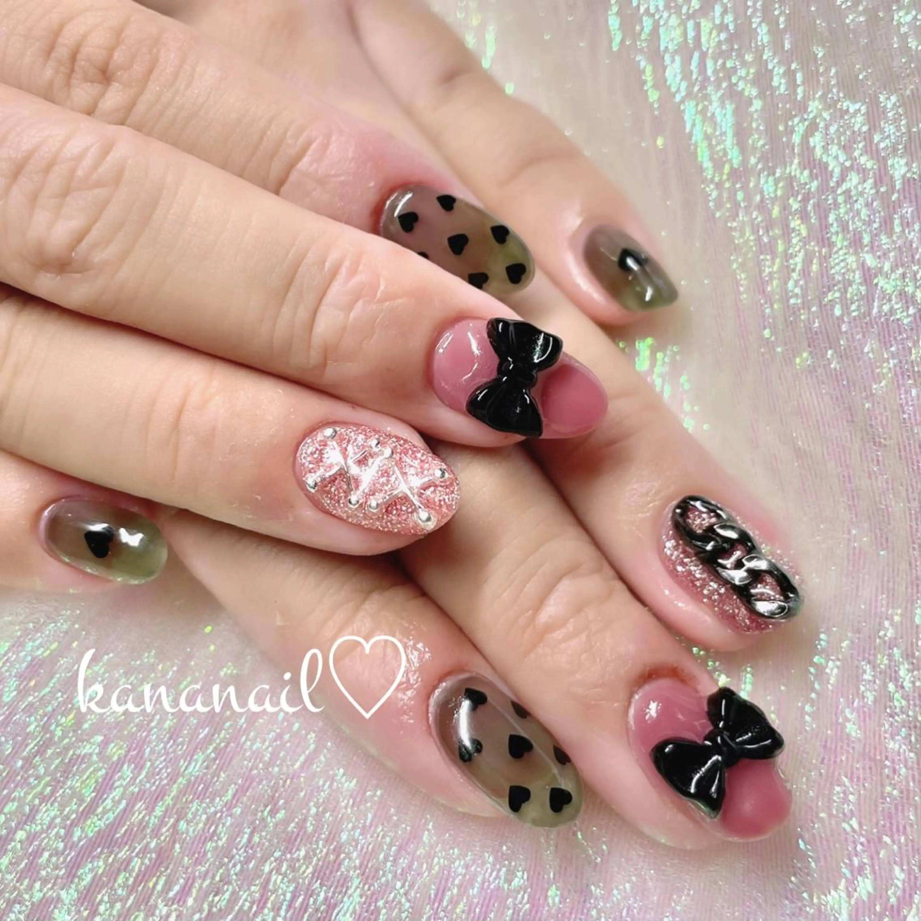 ネイル ミディアムネイル kananail ♡のネイルデザイン