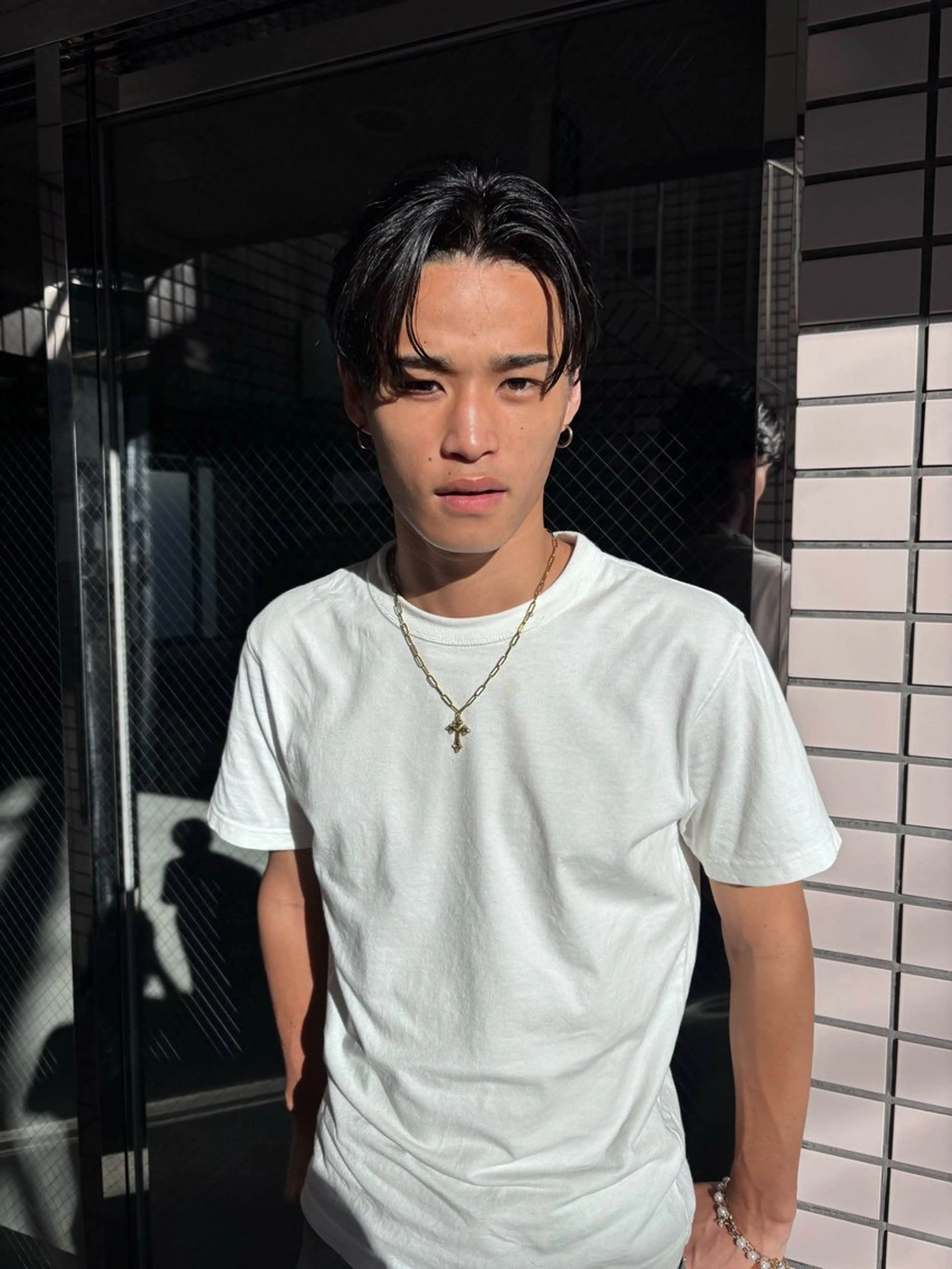 メンズ ヘアセット うる艶/ブラウン🥣 RYOTA🫟のヘアスタイル