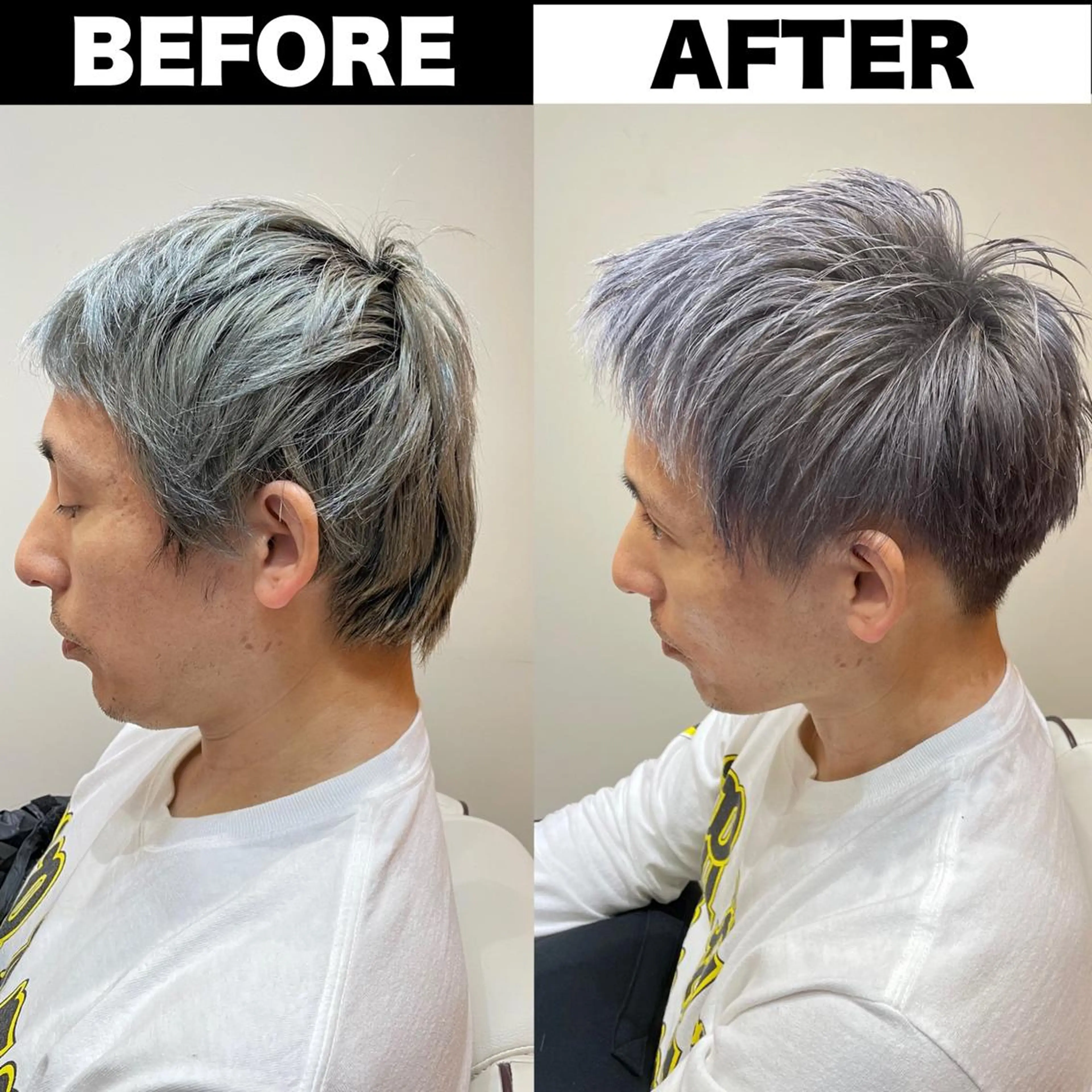 カラー メンズ ビジネス センターパート メンズパーマ ツーブロック 刈り上げ Soleria /ソレリア所属・Soleria 田中慎一のヘアスタイル