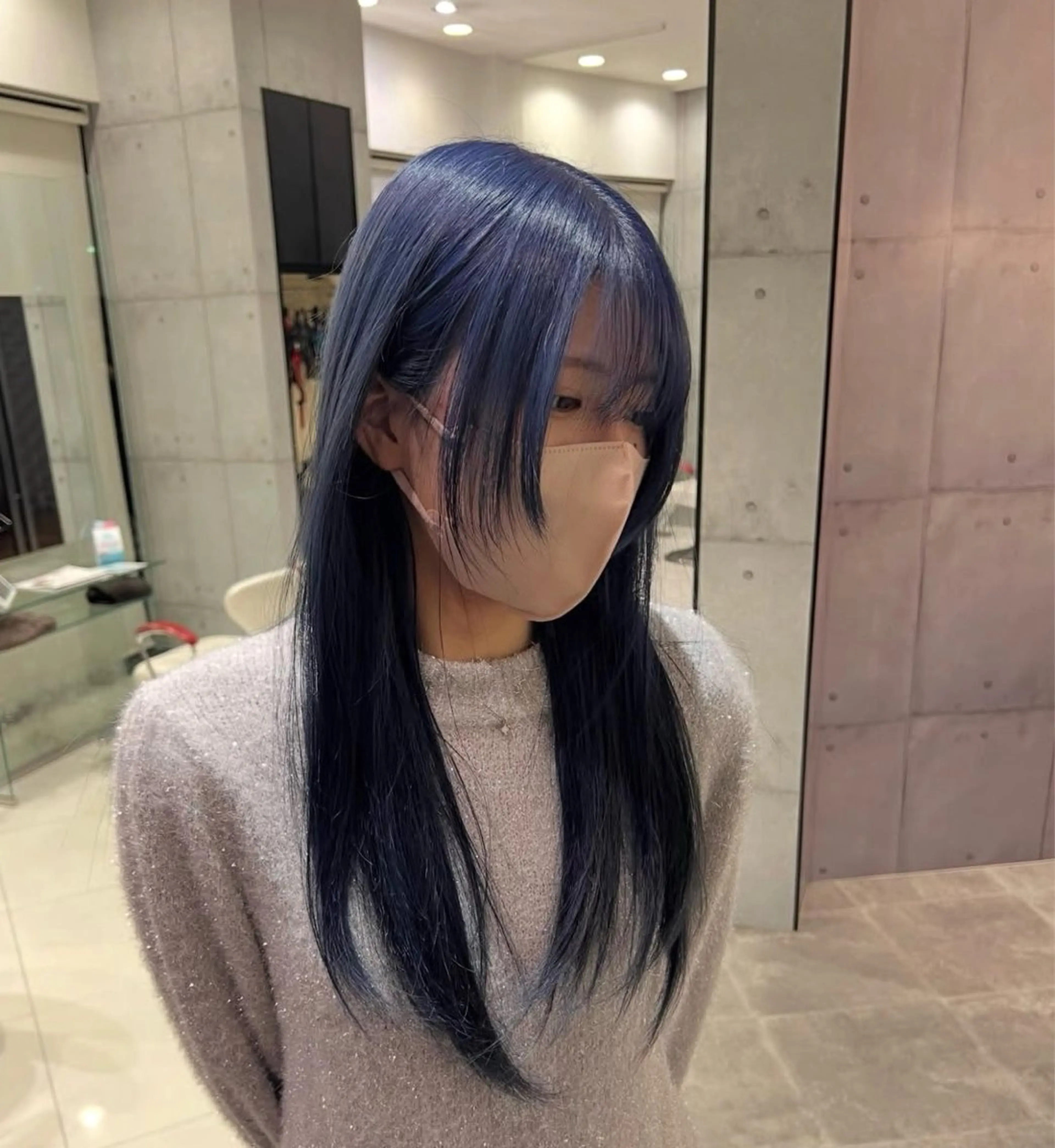 ブリーチ＋オンカラーの写真