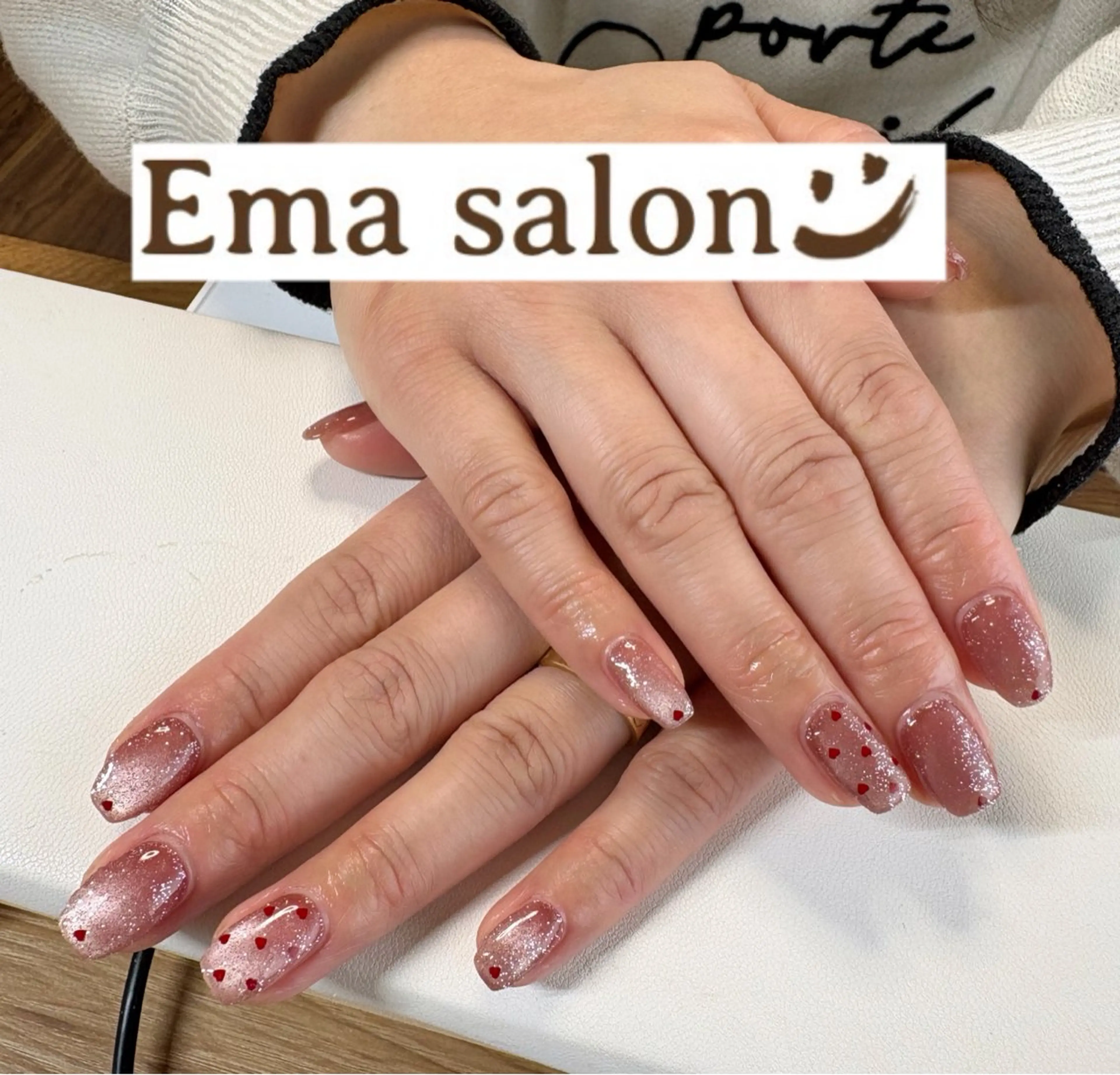 ネイル フラッシュネイル キラキラネイル マグネットネイル ハンドネイル Ema salon hiromiのネイルデザイン