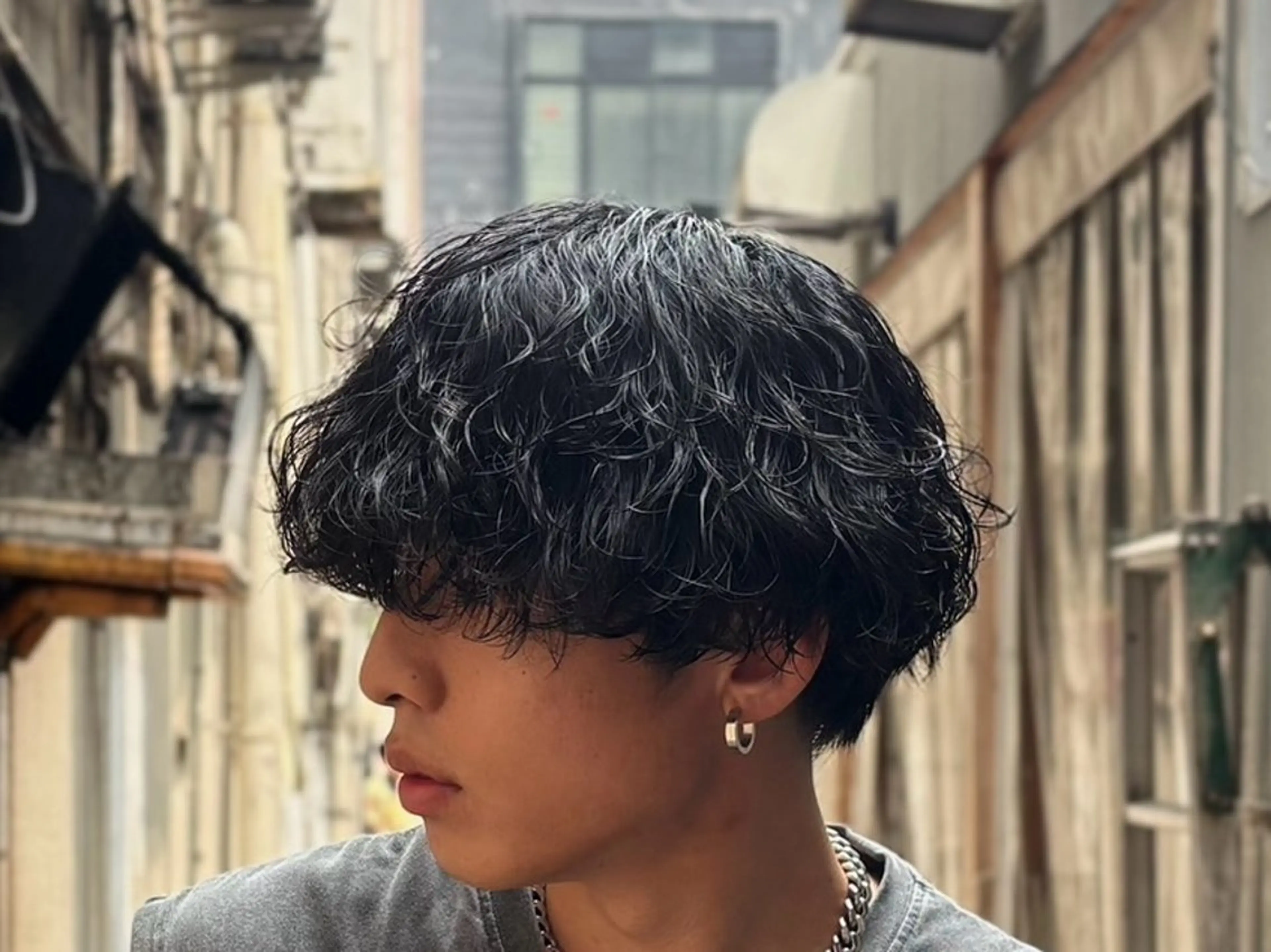 ショート パーマ 鈴木 悠月のヘアスタイル