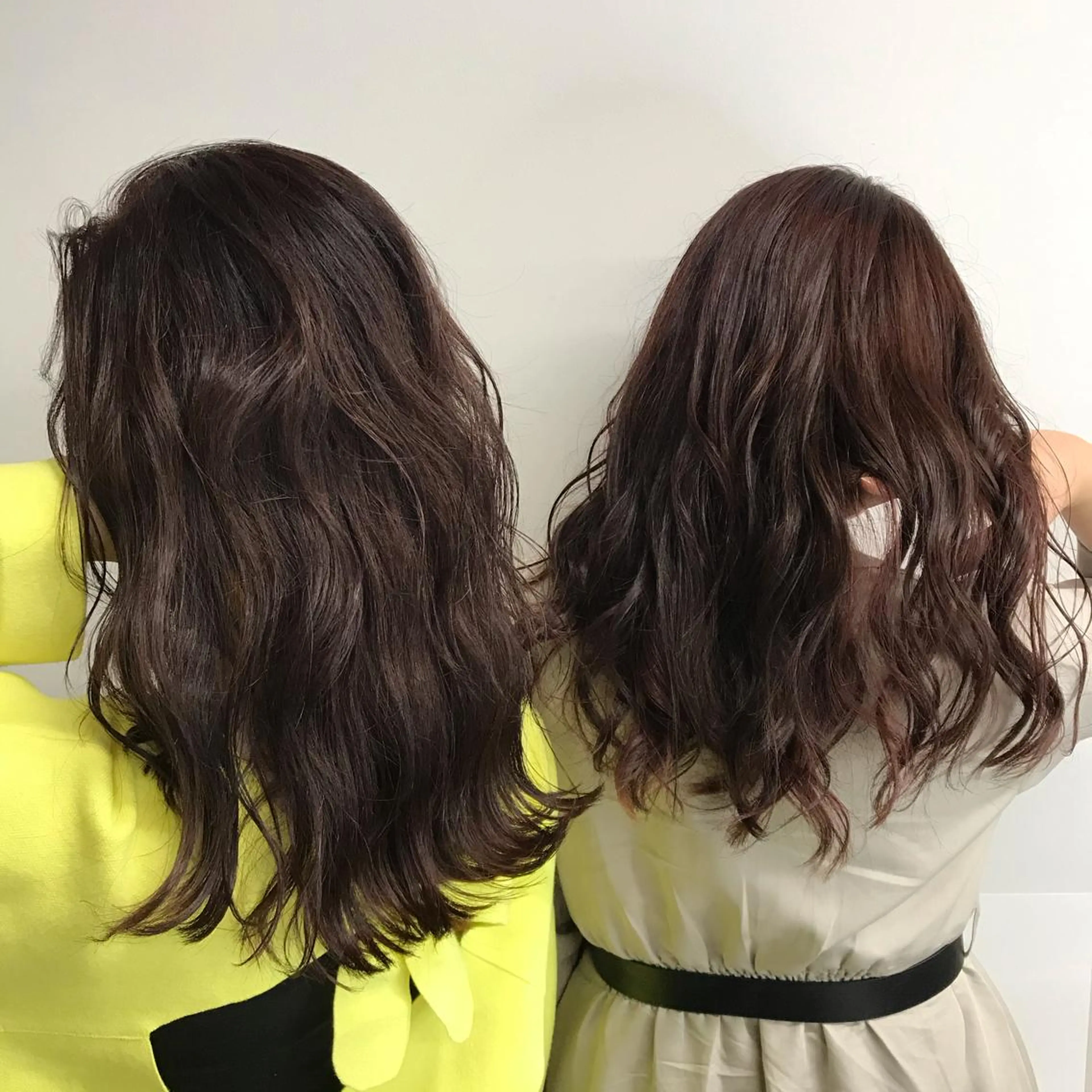 セミロング 横山 奈央のヘアスタイル