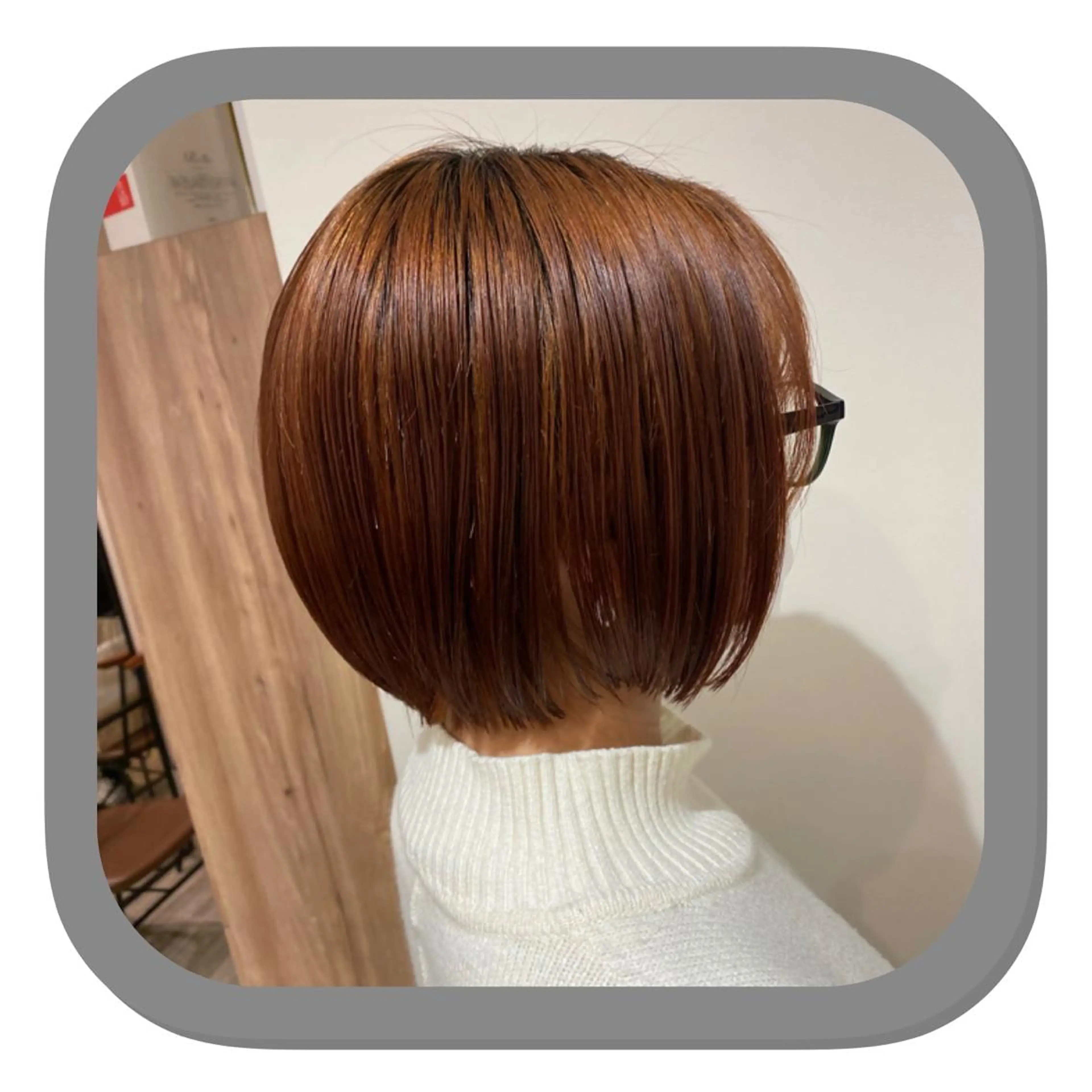 ショート アッシュ ボブ 髪質改善 レイヤーカット ショートヘア カット ショート〜ミディアム 喜多司のヘアスタイル