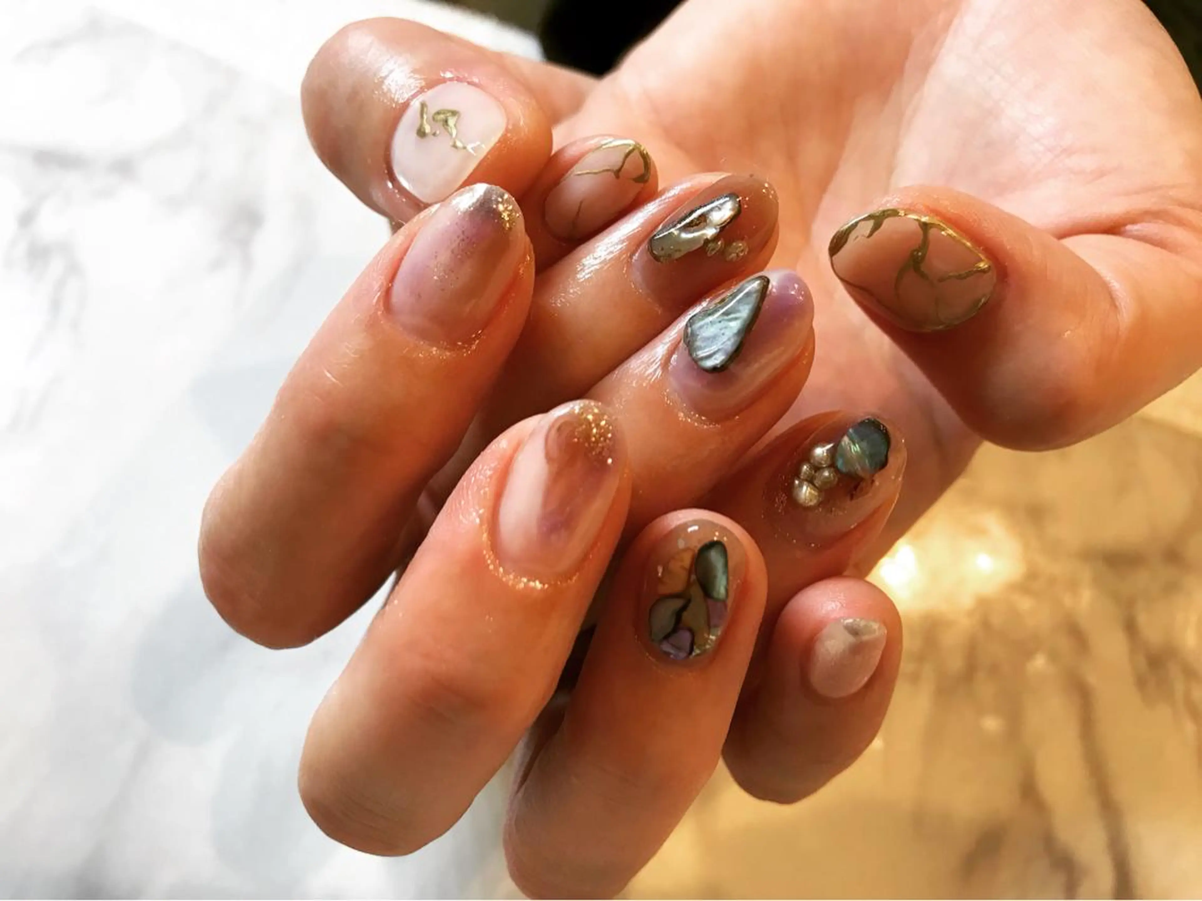 ネイル 持ち込み ハンドネイル Asnail shiroko所属・Asnail s/yのネイルデザイン