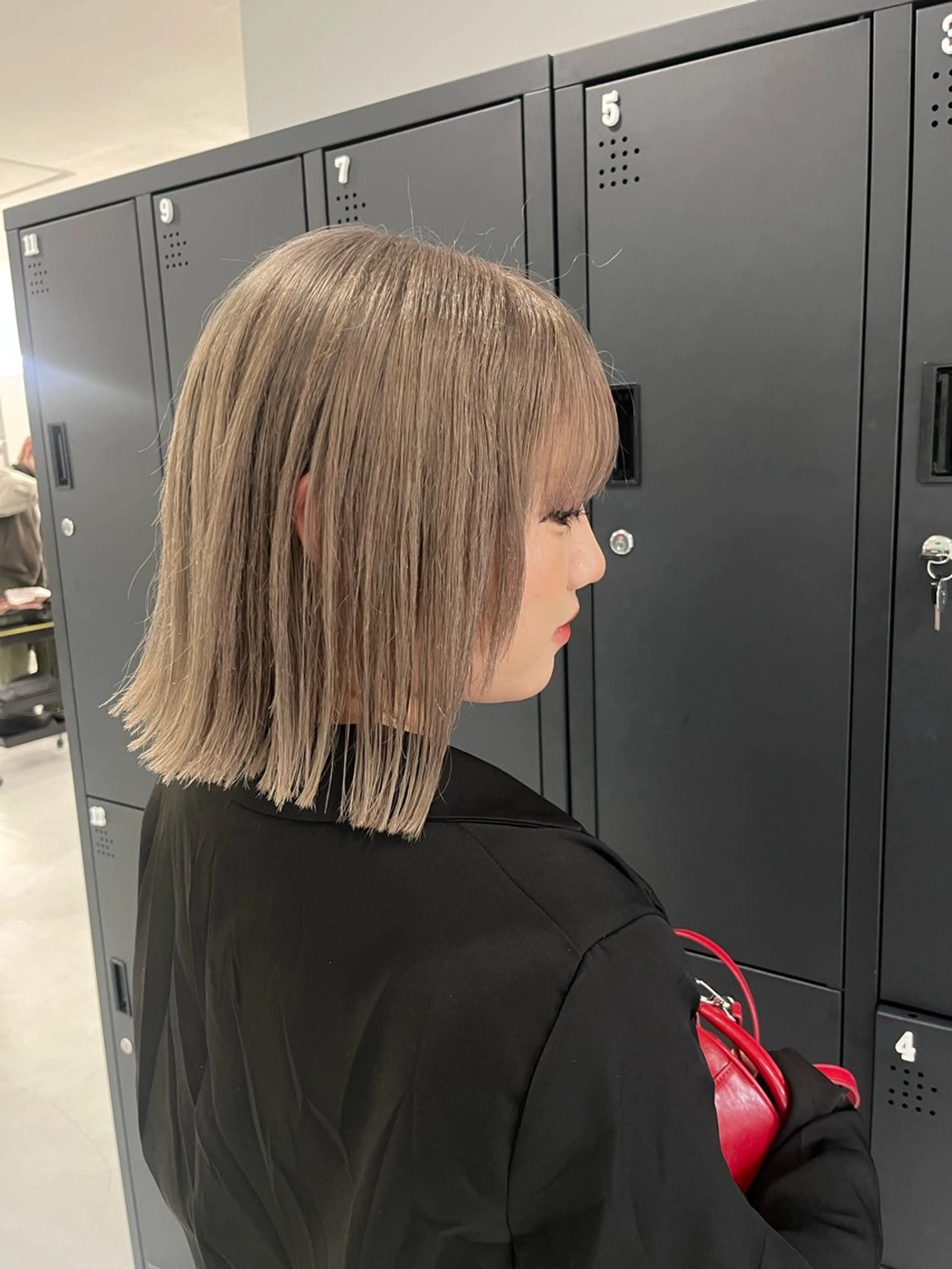 ミディアム カラー ベージュカラー/ 新潟/万代/なお🎀のヘアスタイル