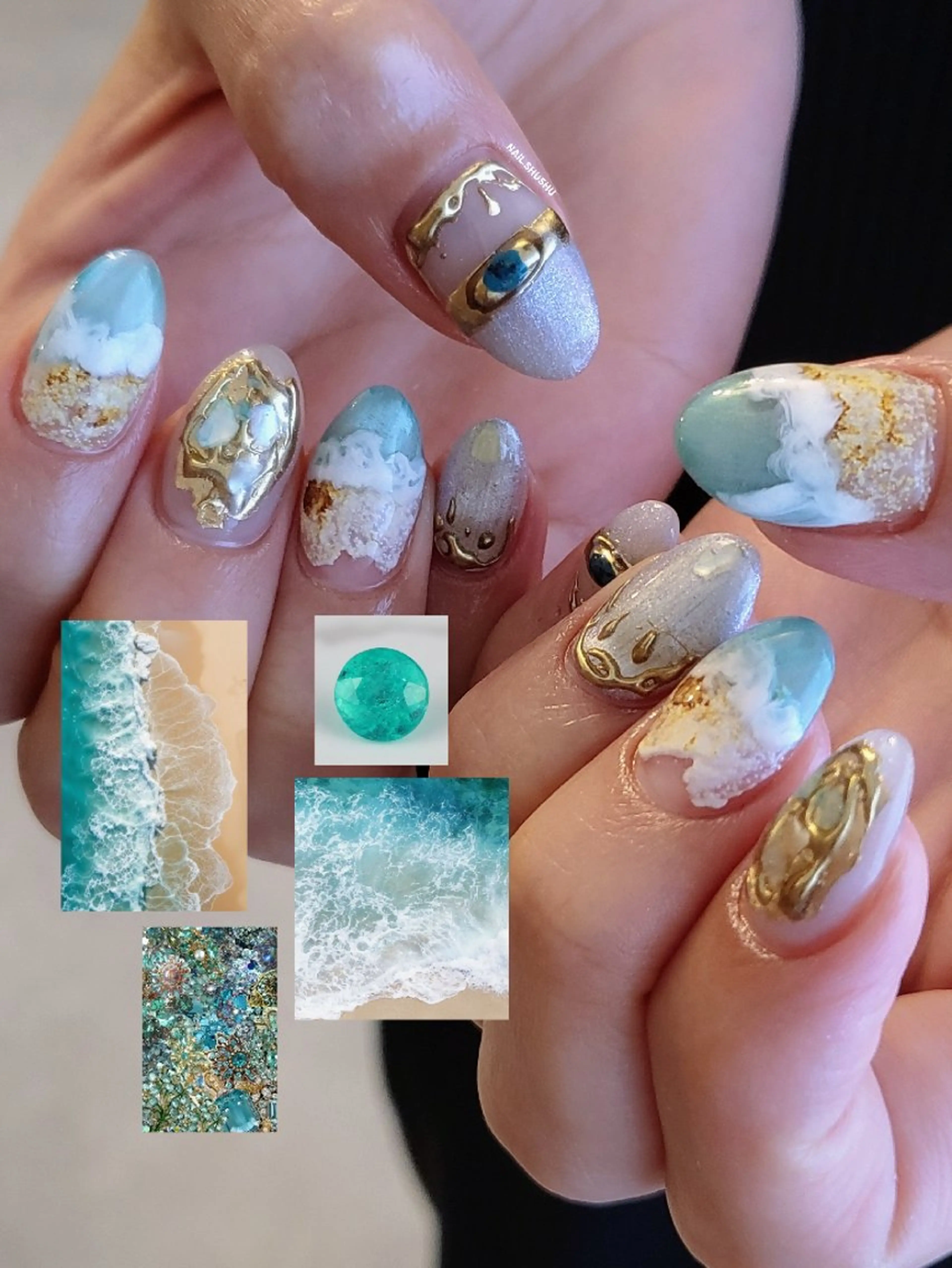 ネイル 3dパーツ/流行り 👧shushu❤️のネイルデザイン