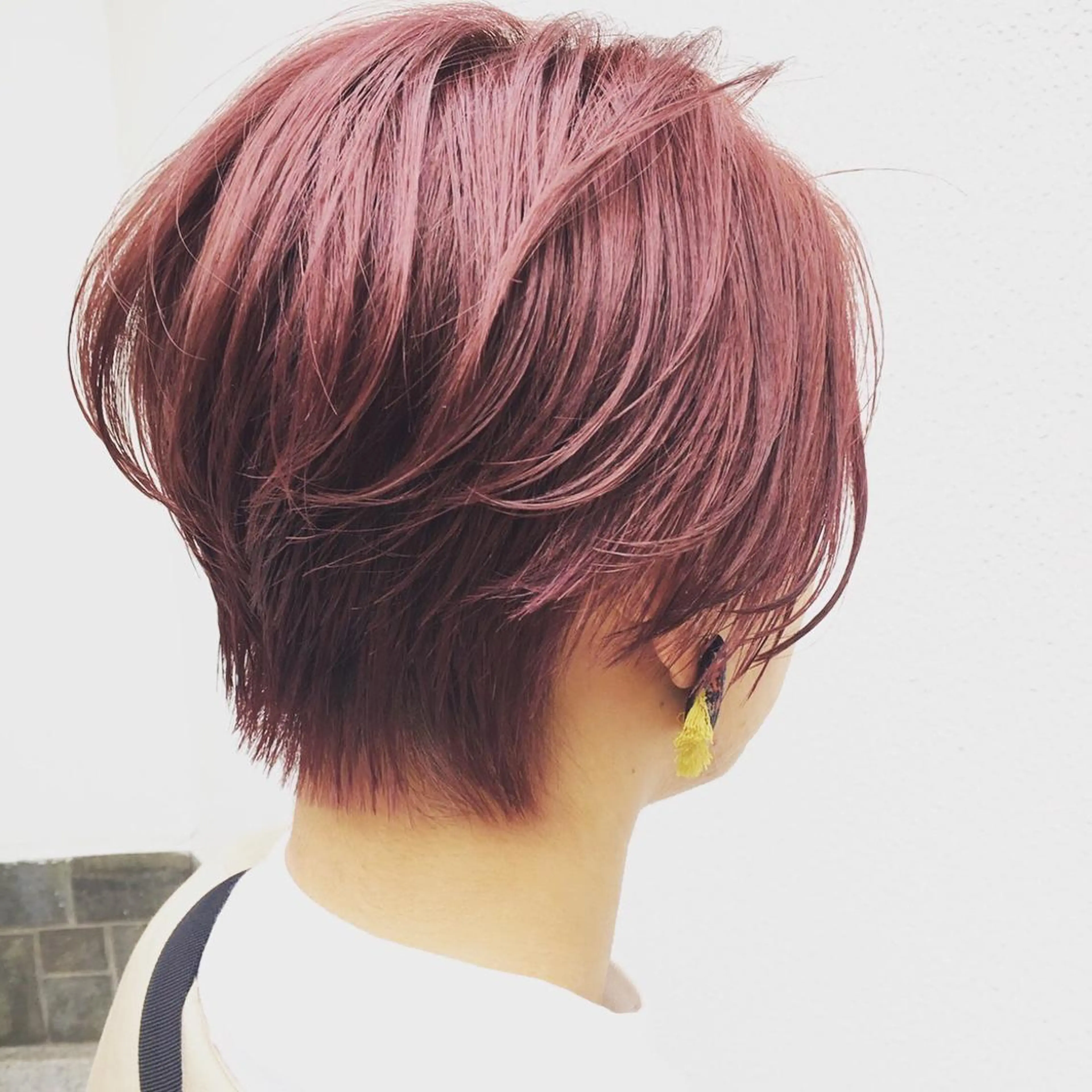 ミディアム カラー リルウヘアー 天王寺のヘアスタイル