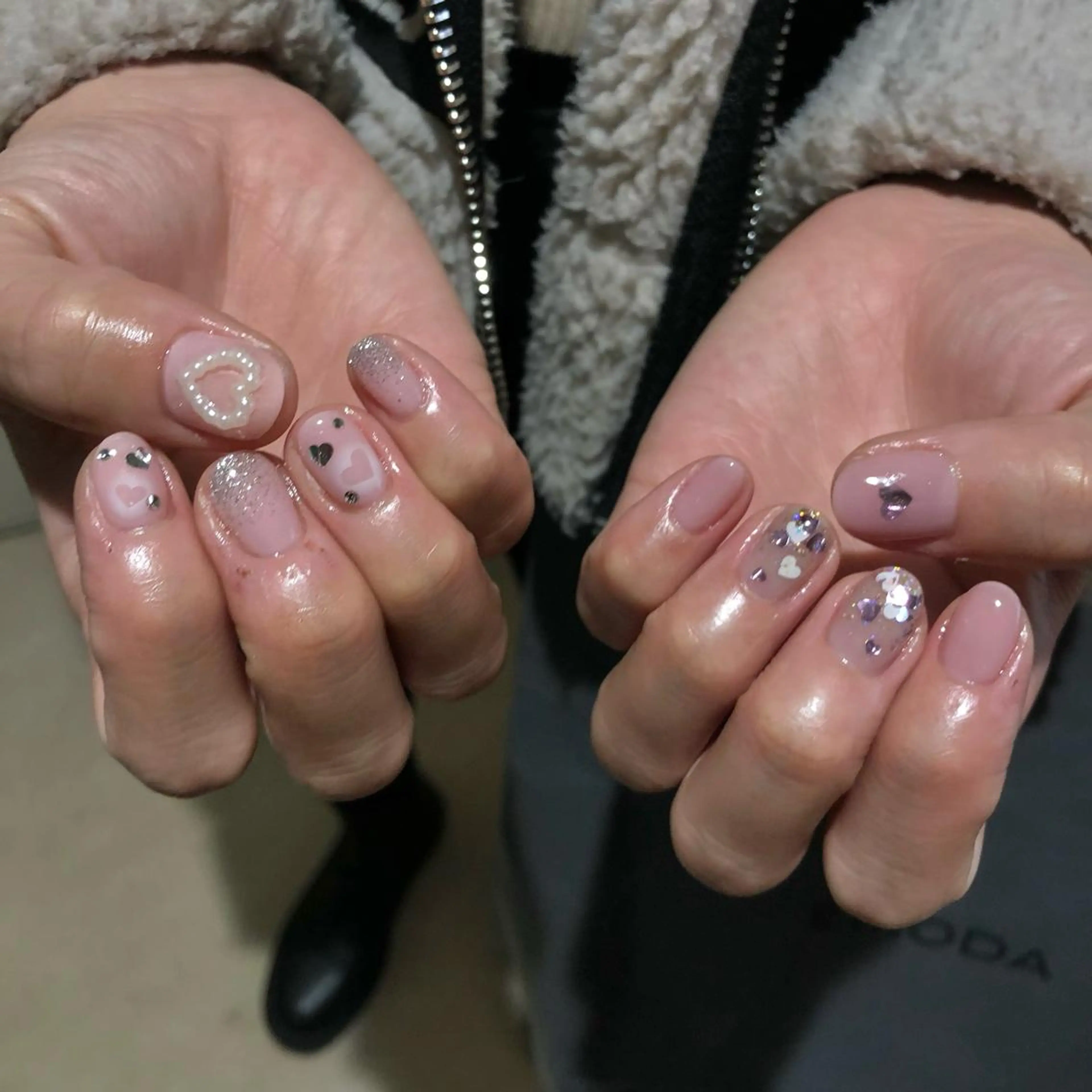 ネイル パラあり！フィルイン 美フォルムのネイルデザイン