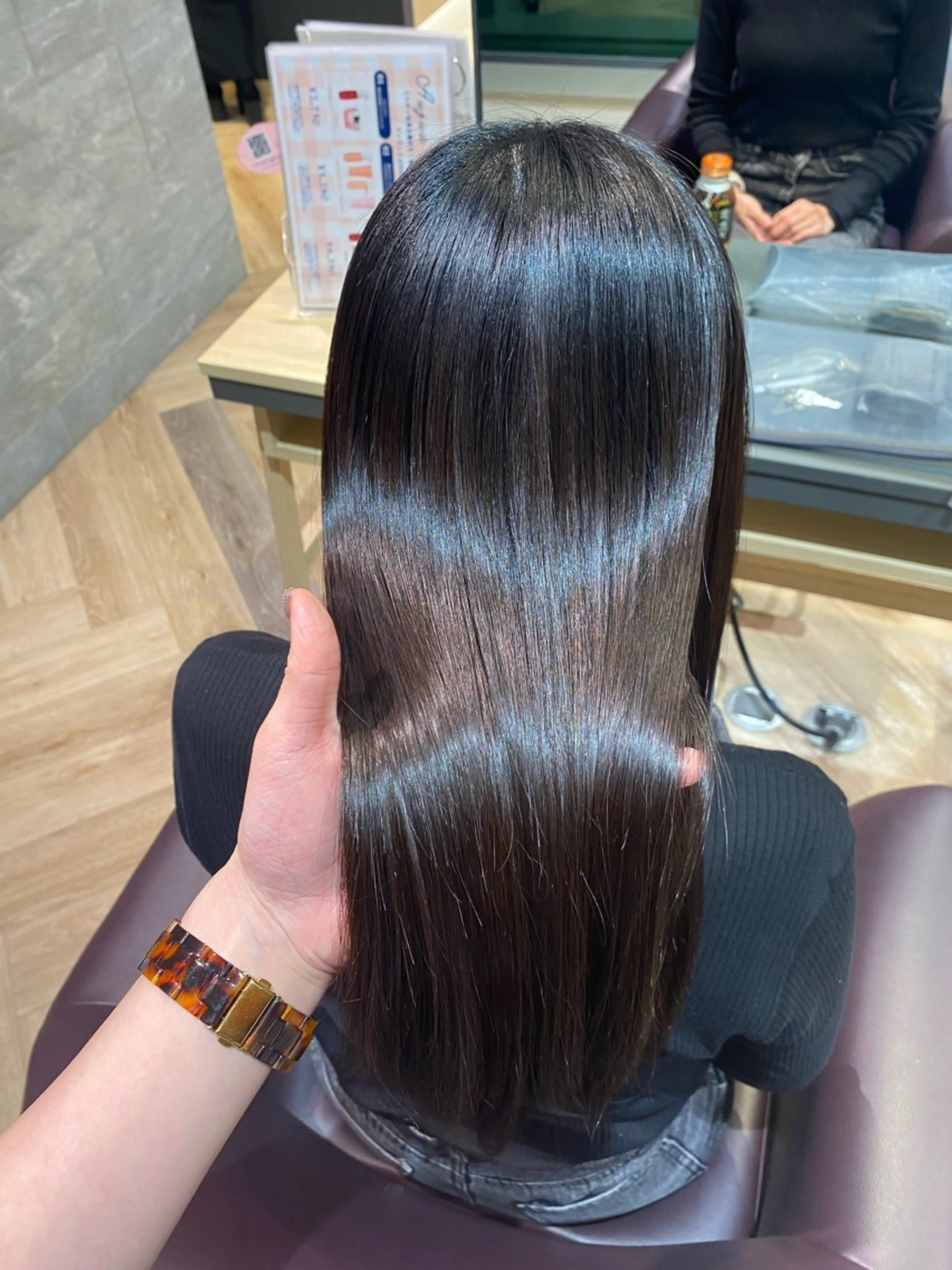 ロング 酸性ストレート 縮毛矯正 Yamada Ami🪐のヘアスタイル