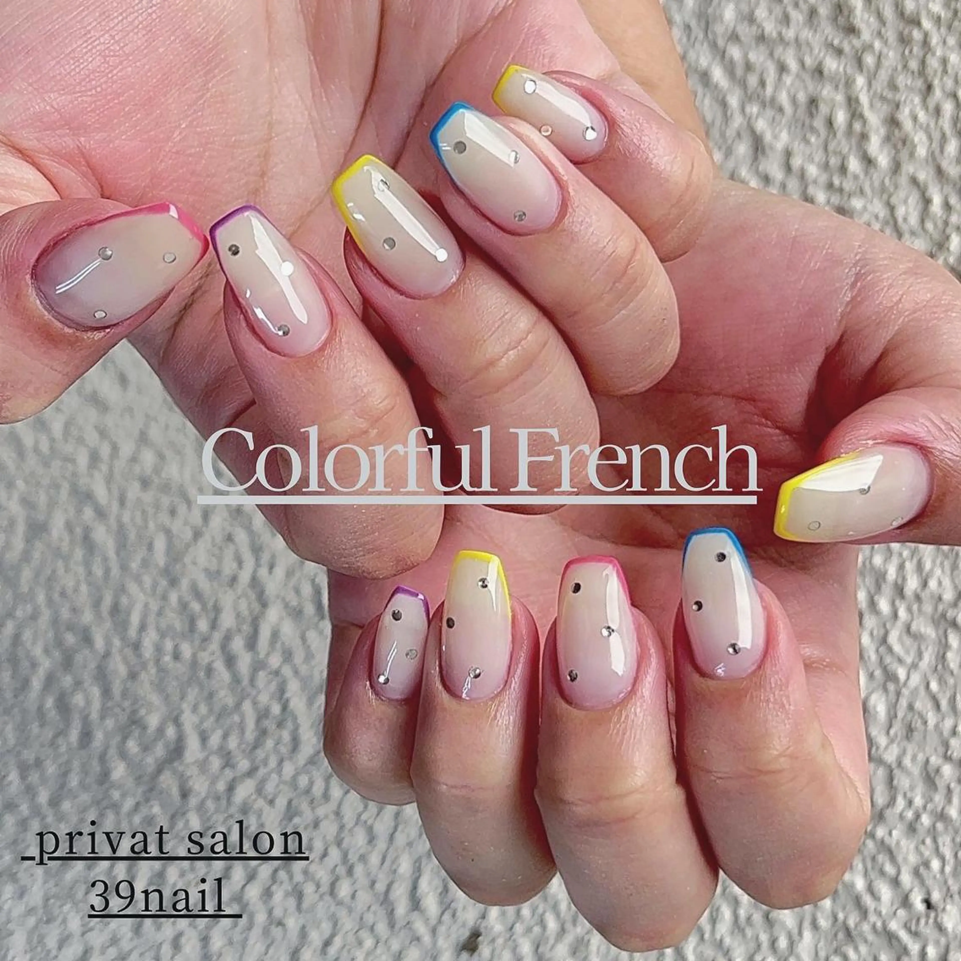 ミディアム ネイル フットネイル 京橋 【39nail】のネイルデザイン