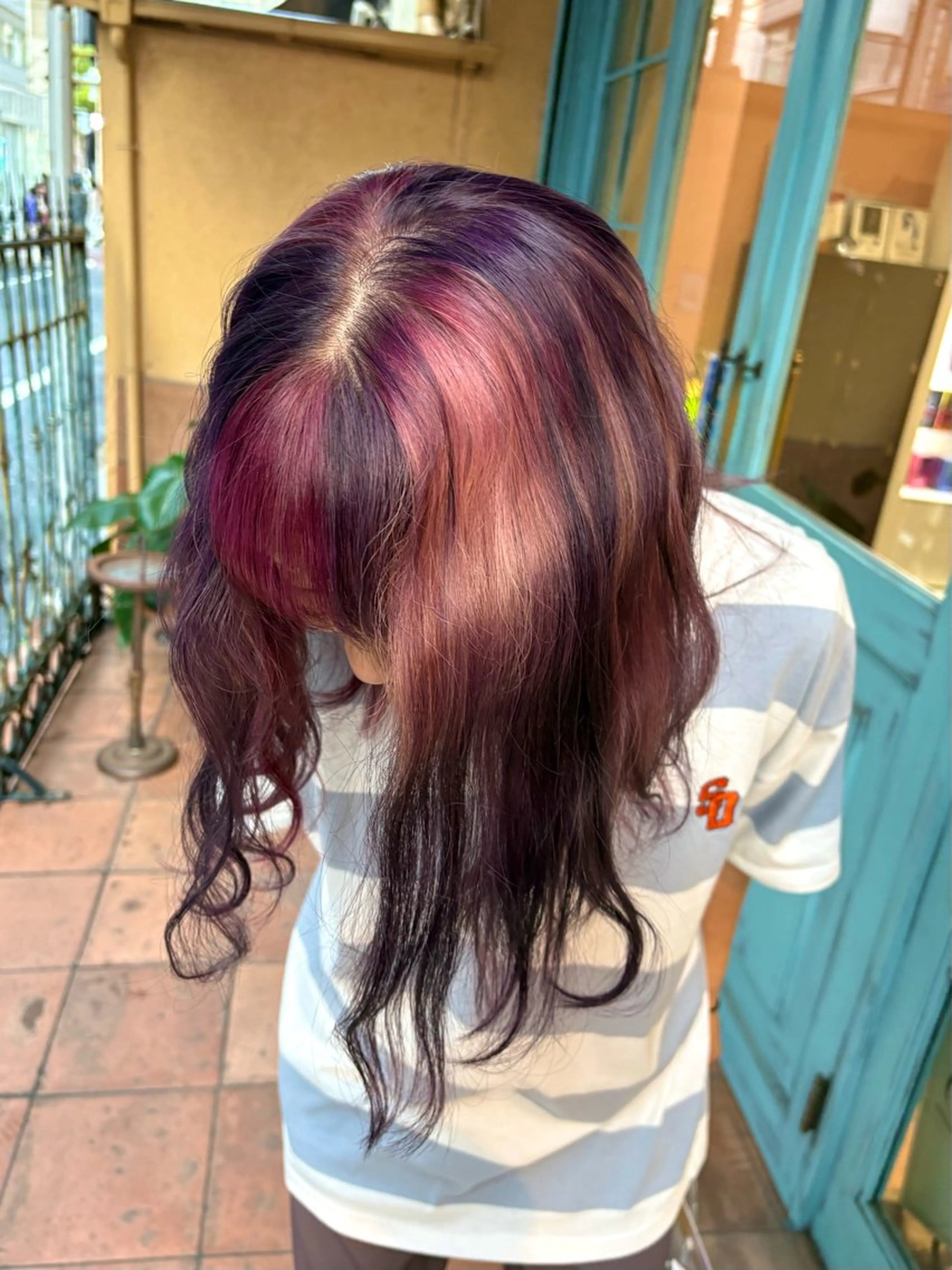 ミディアム ヘアカラー 心斎橋スタイリスト 🛼MATOI🛼のヘアスタイル