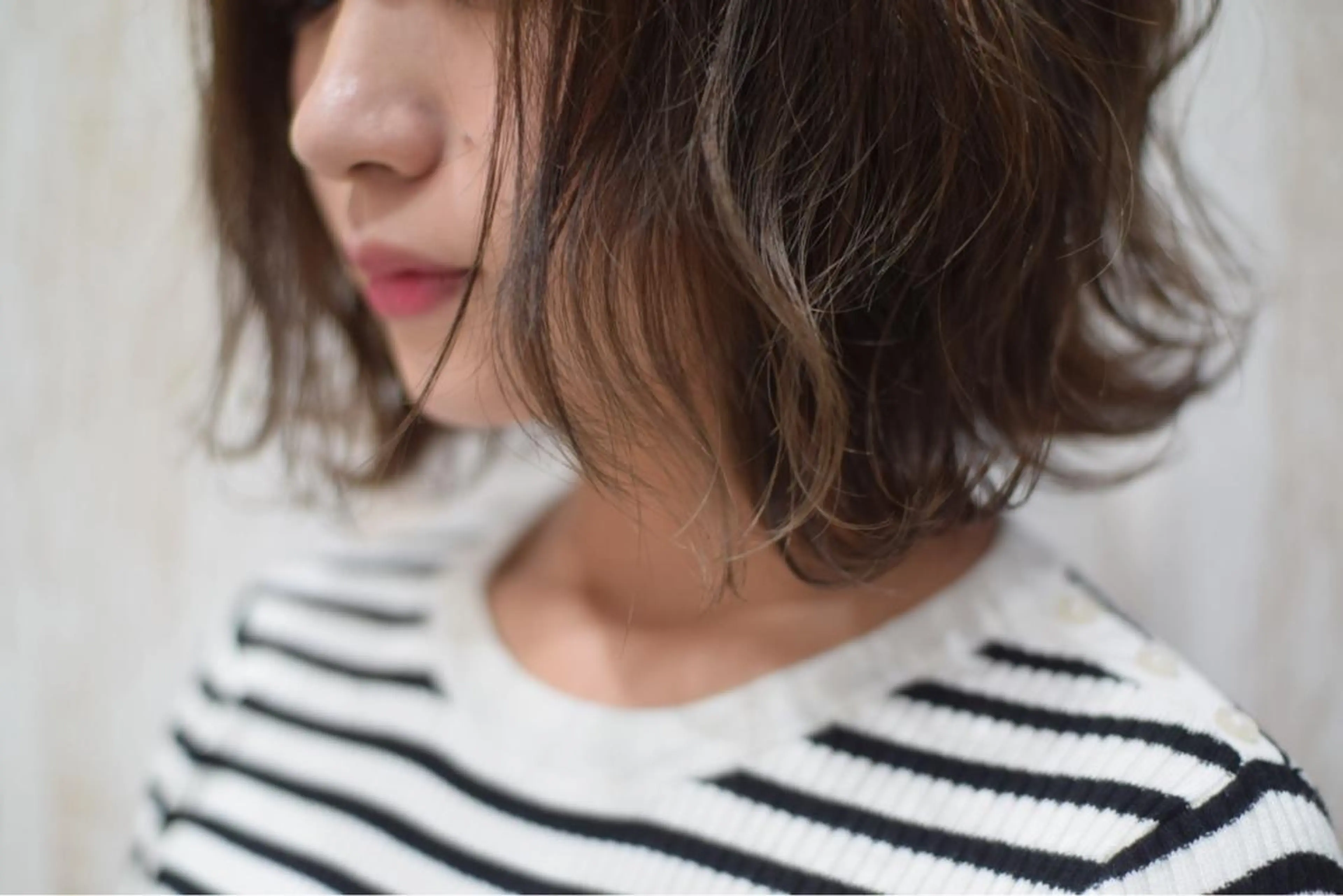 ミディアム カラー GATE. staffのヘアスタイル