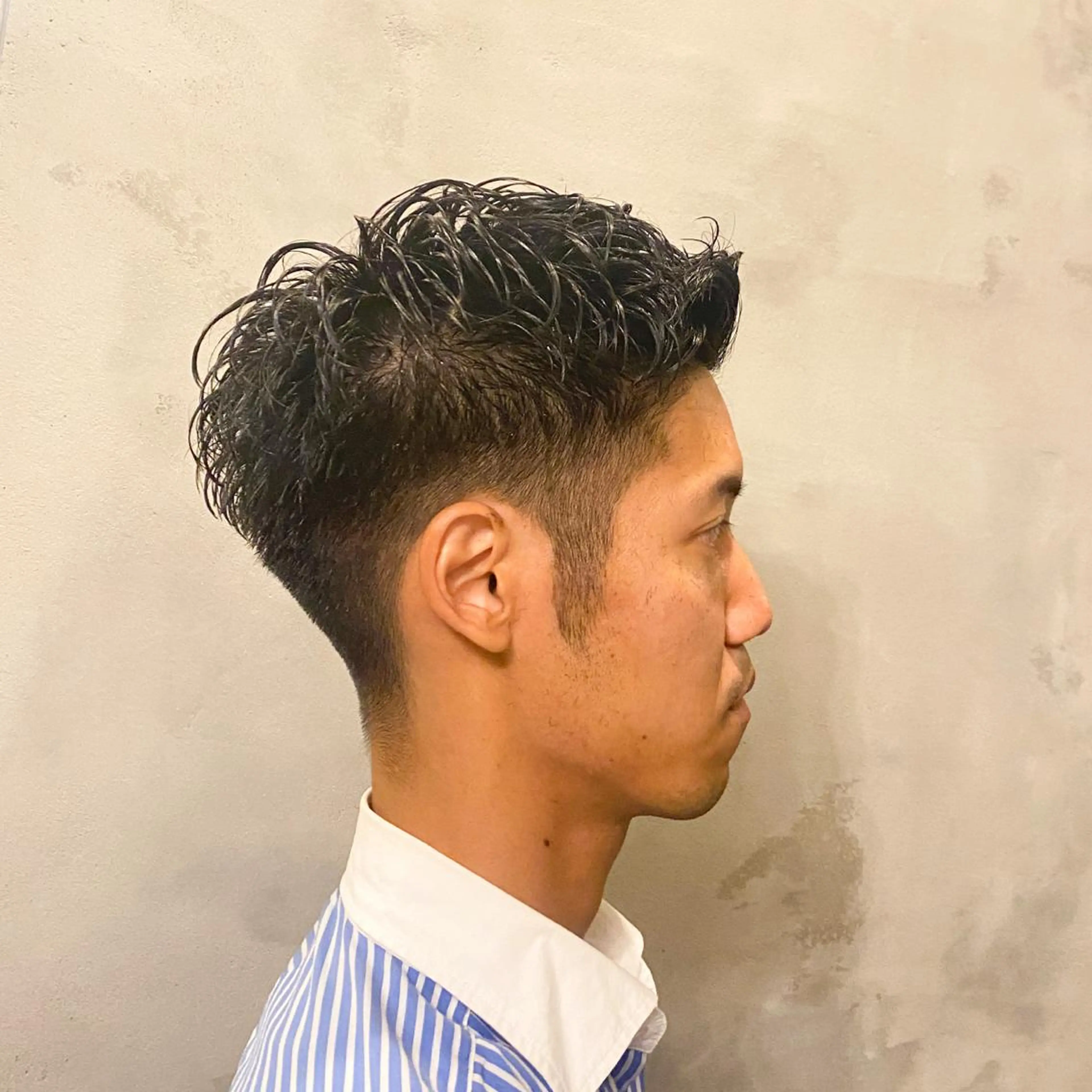 メンズ スペインカール メンズ専門美容師 RIOのヘアスタイル