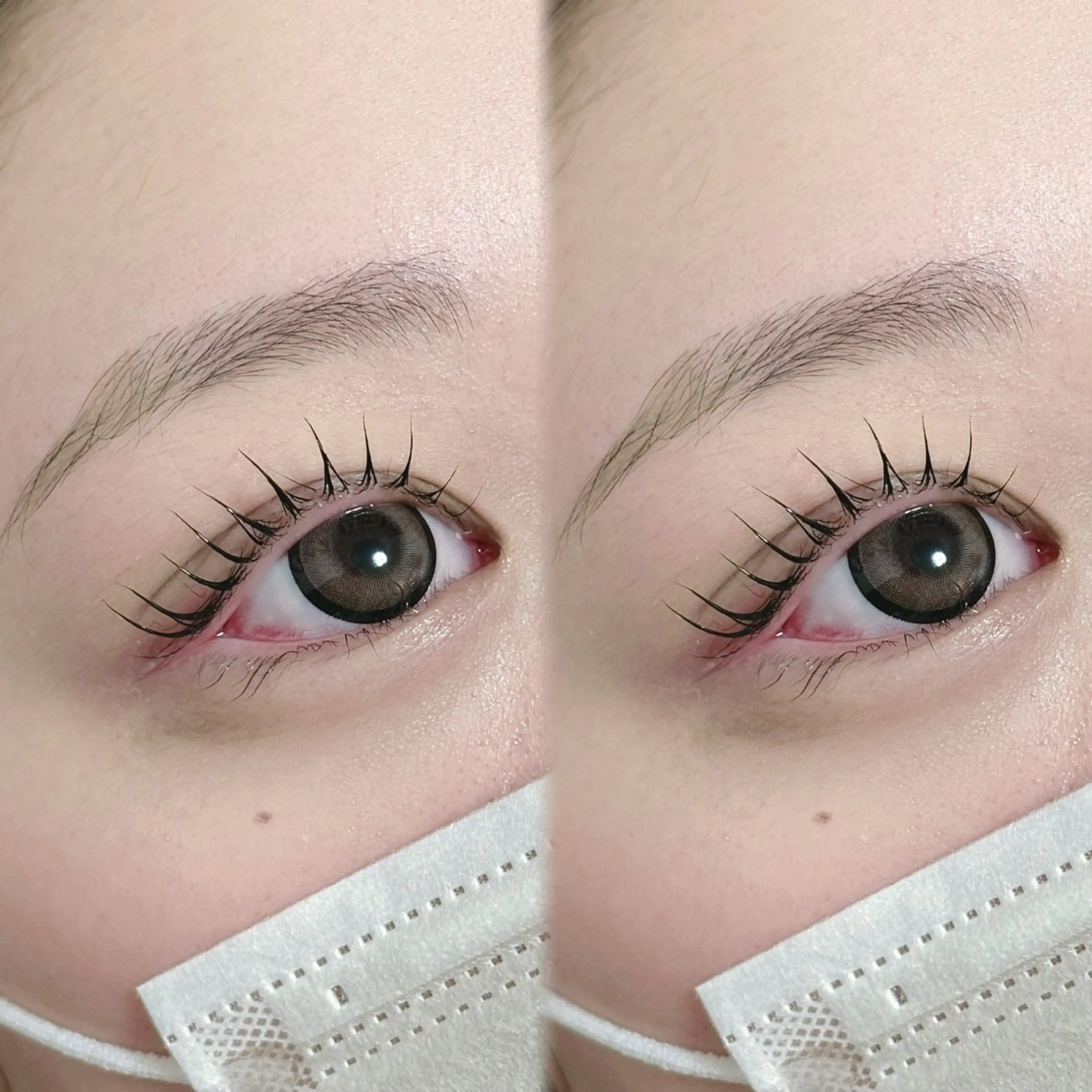 マツエク・マツパ 束感まつ毛 フラットラッシュ 韓国風マツエク パリジェンヌラッシュリフト まつげパーマ マツパ mizuki/束感 まつエク/似合わせ眉のマツエク・マツパデザイン