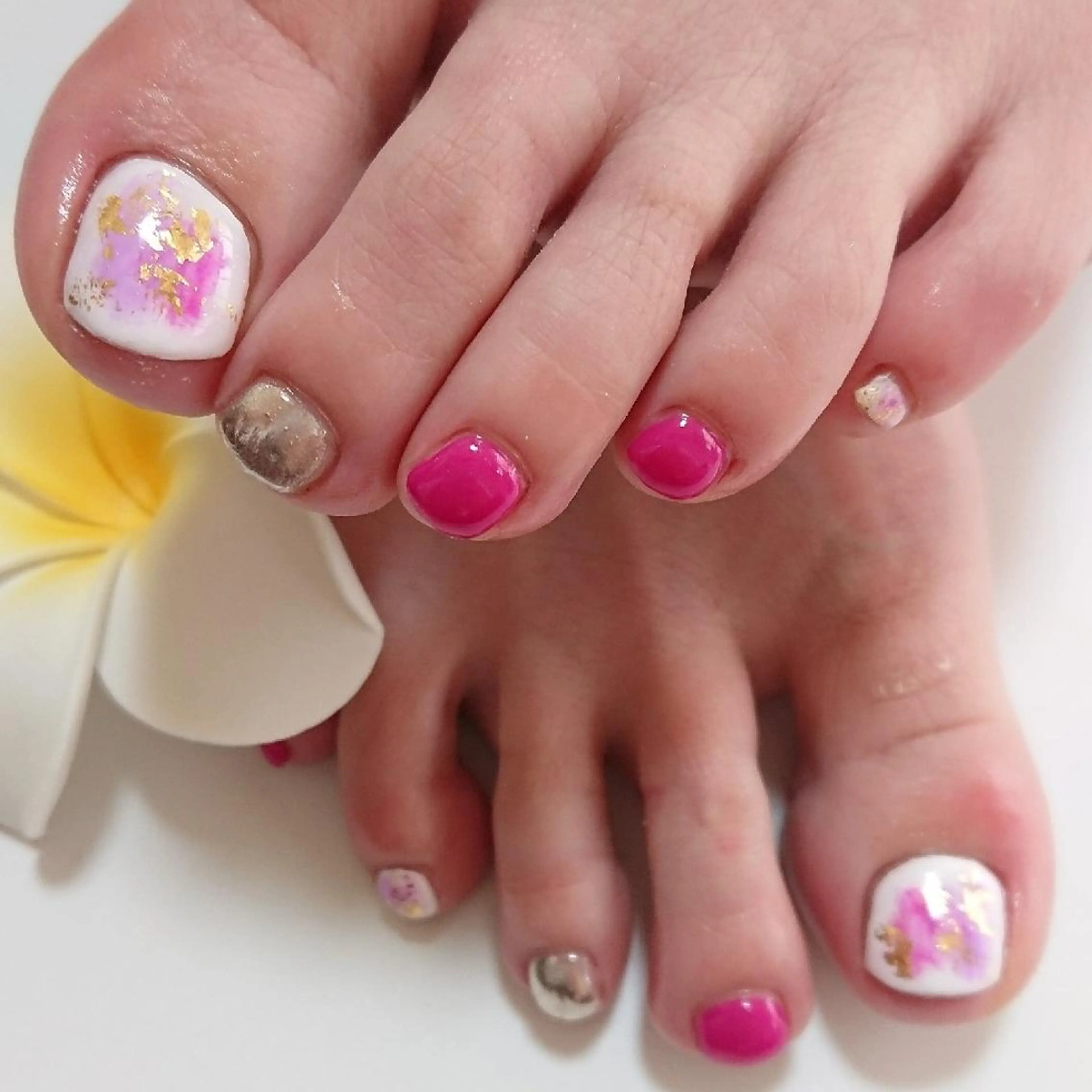 初回限定他店オフあり‼️フットアートし放題✨の写真