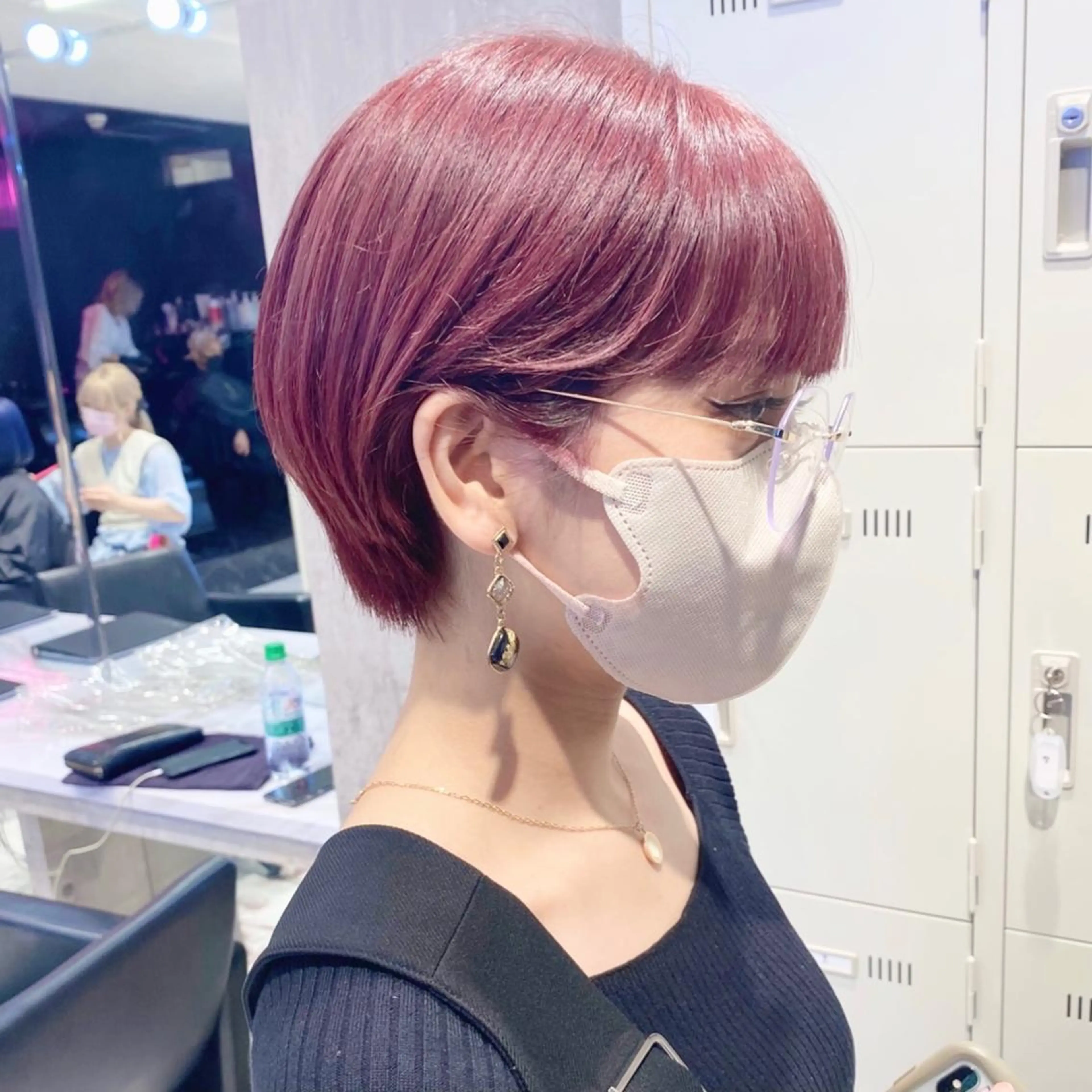 ミディアム カラー ヘアアレンジ メンズ キッズ ヘアカラー トリートメント ヘアセット お悩み解決美容師 💐AMIのヘアスタイル