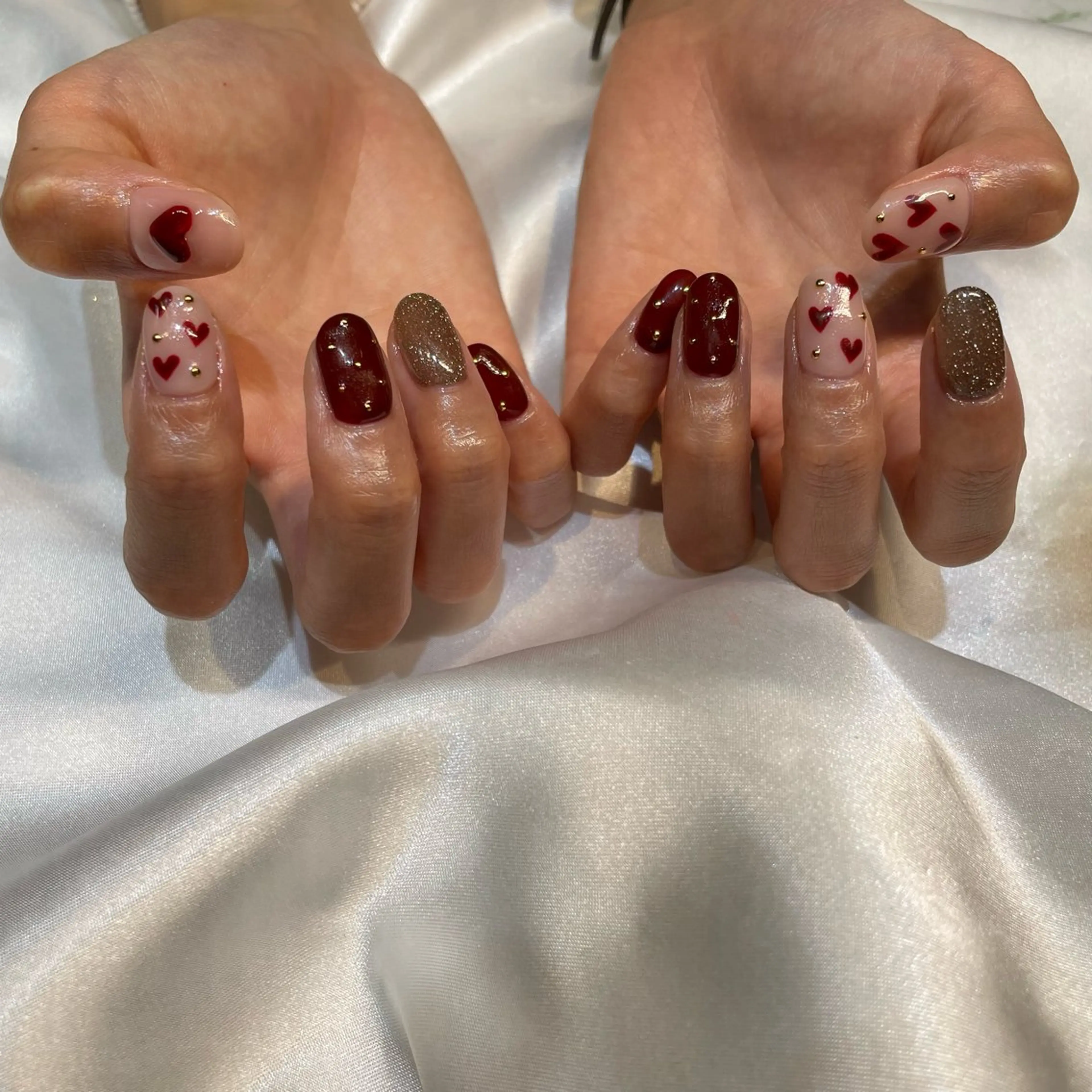ネイル ハンドネイル 糀屋 彩奈のネイルデザイン