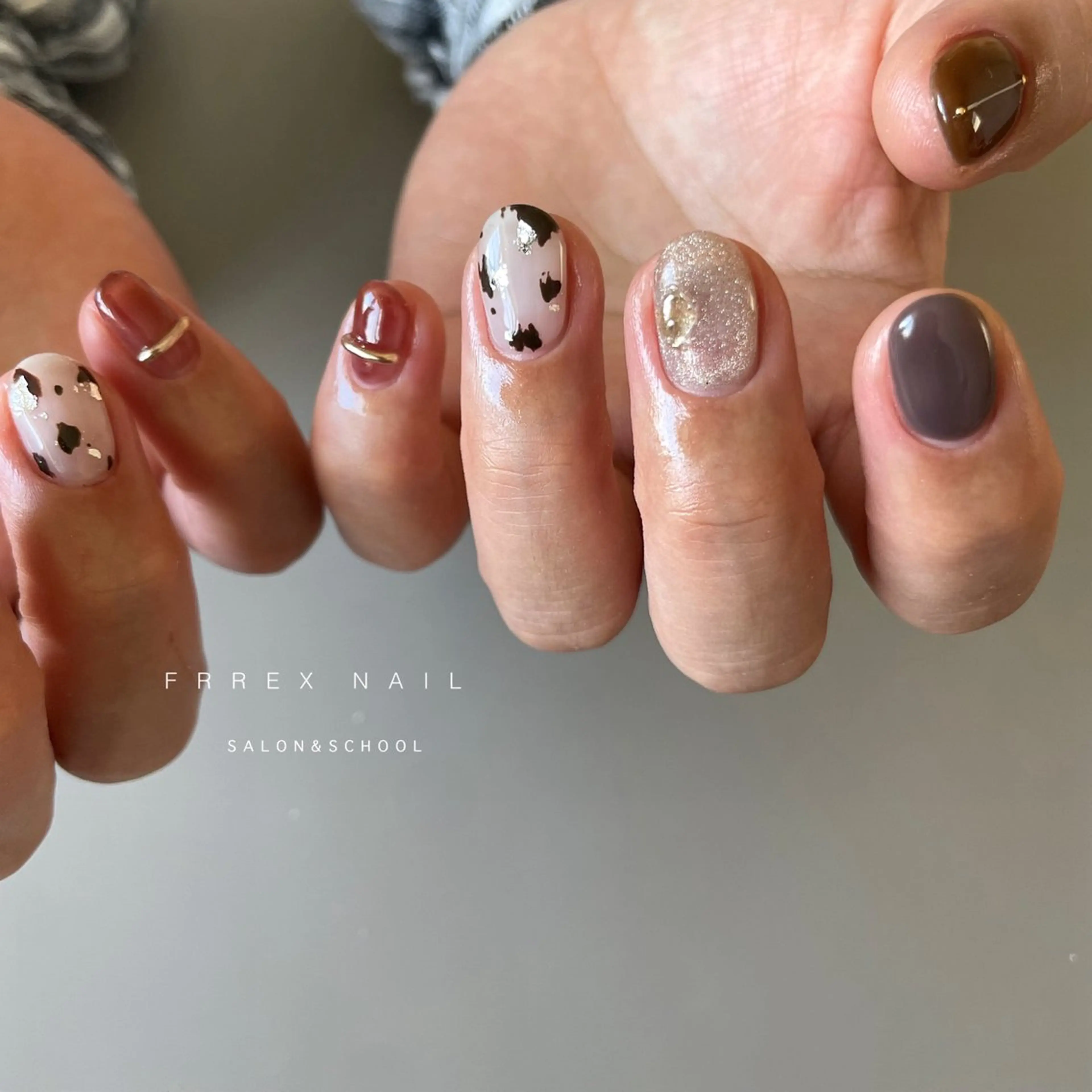 ネイル ハンドネイル ハンドケア freex nail /ニュアンス/個性派のネイルデザイン