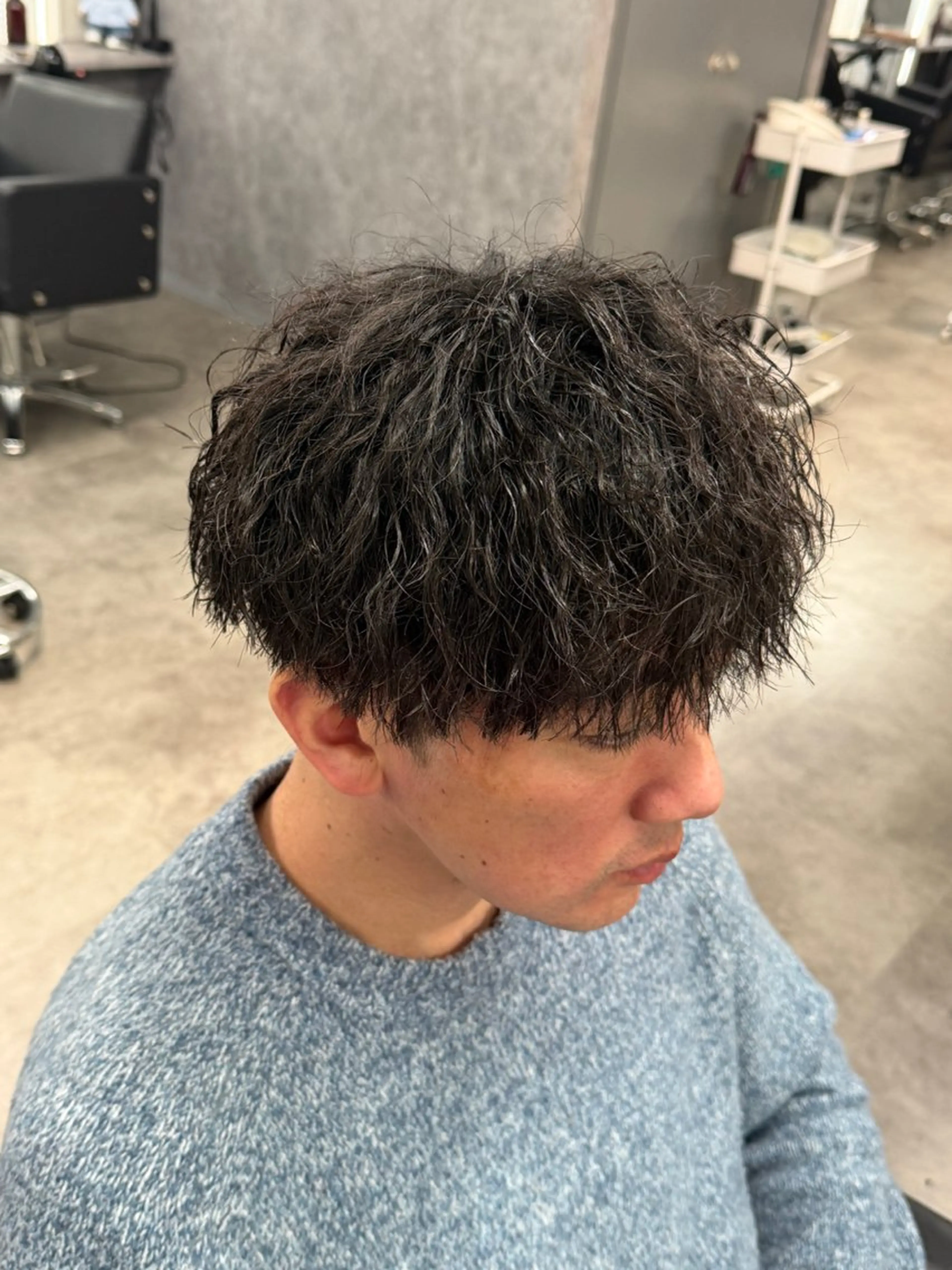 パーマ カット パーマ トリートメント シャドウパーマ/立川 メンズ/コタロウのヘアスタイル