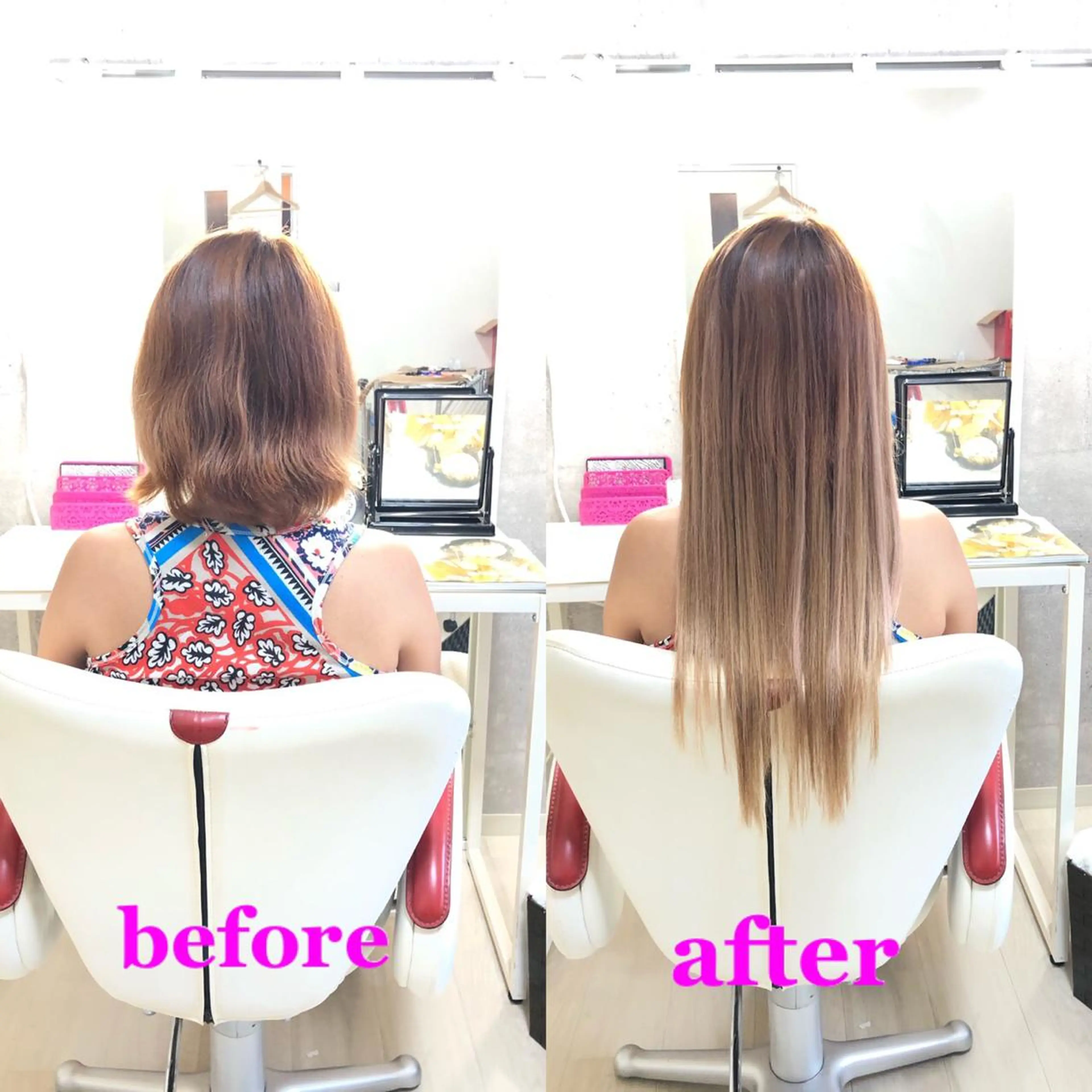 ロング エクステ 🌸ドレスアップ 心斎橋店🌸のヘアスタイル