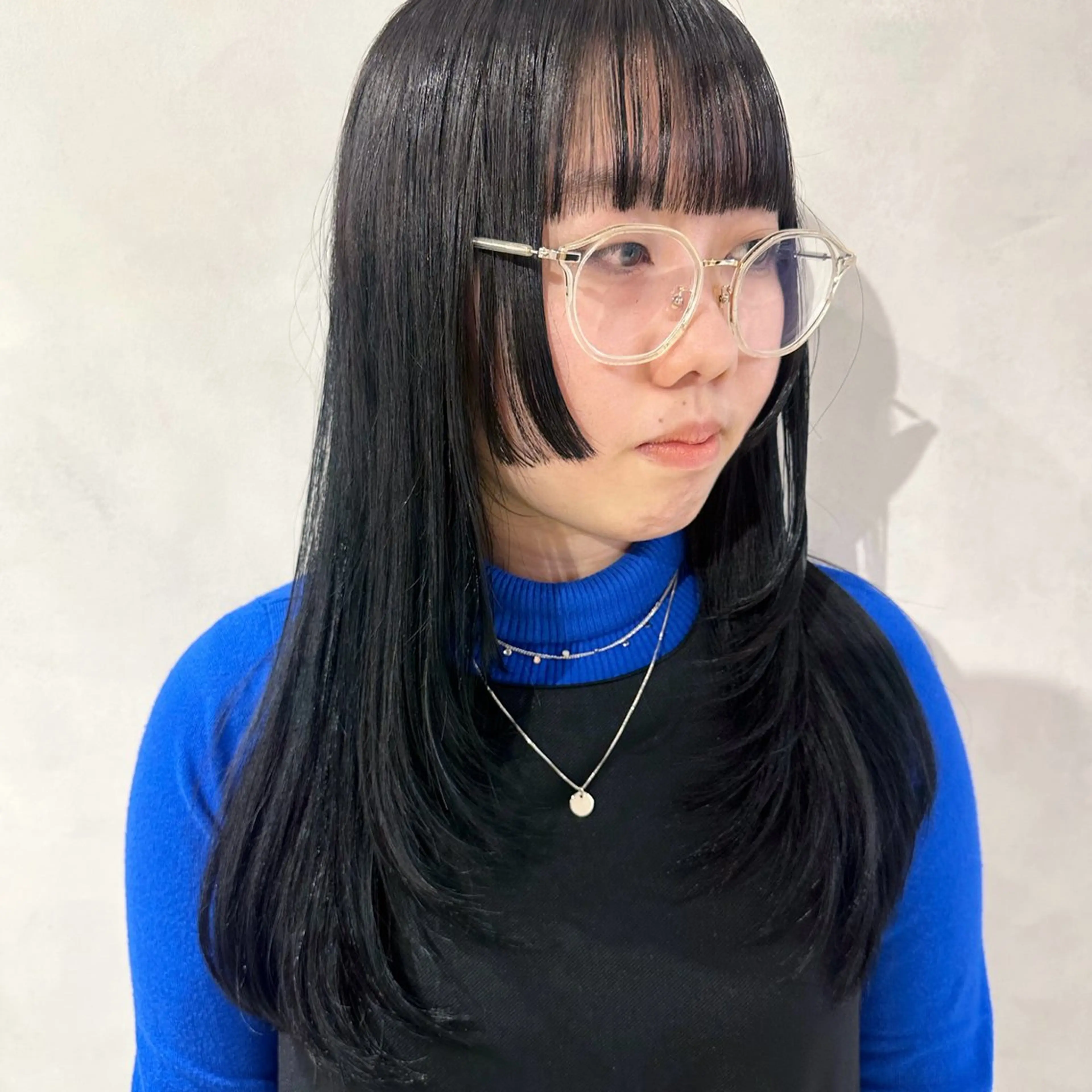 ⭐️顔周り縮毛矯正⭐️[カット]+[部分縮毛矯正]+[2stepトリートメント]痛み最小限に気になる部分癖毛にの写真