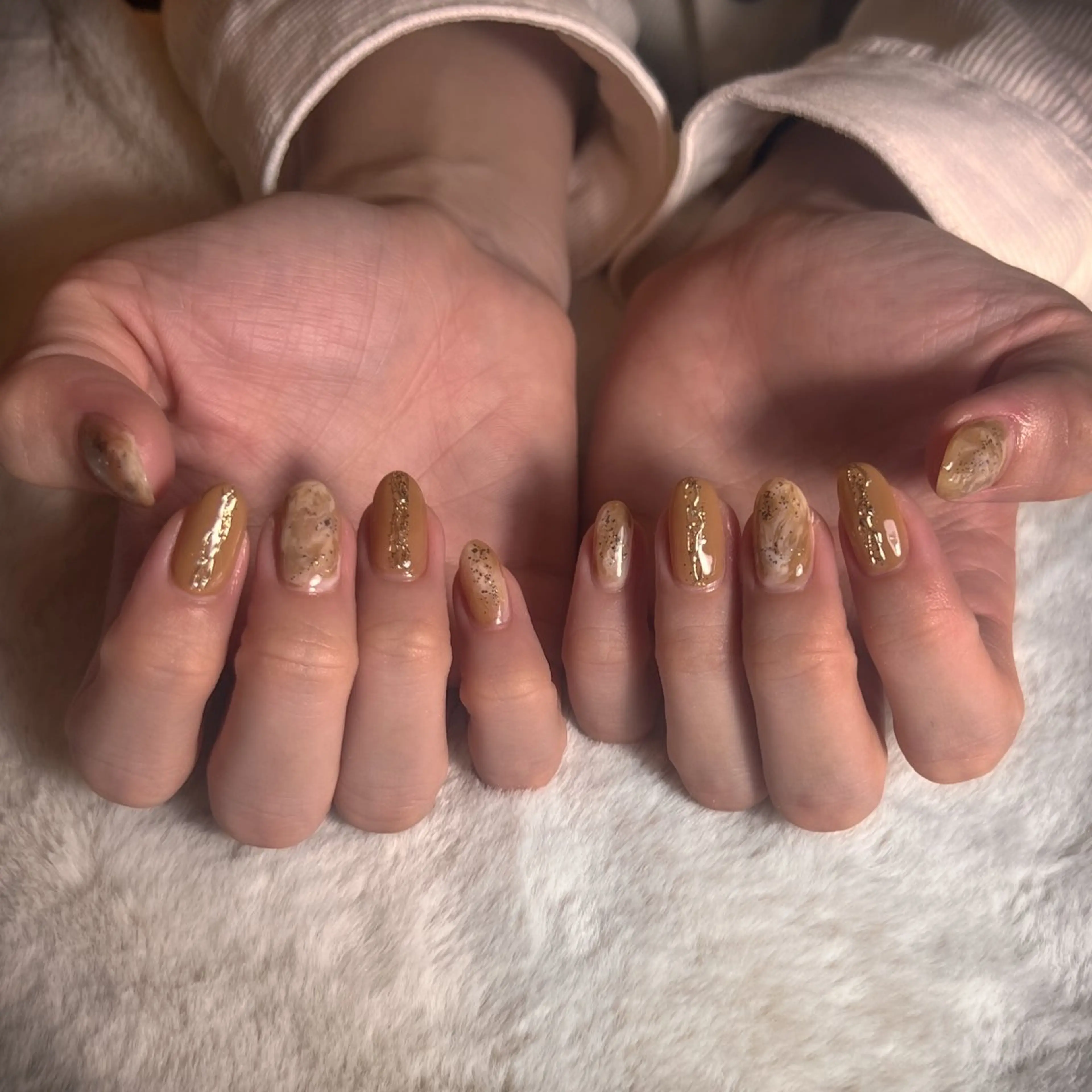 ネイル LEFTNAILS フィルインニュアンスのネイルデザイン