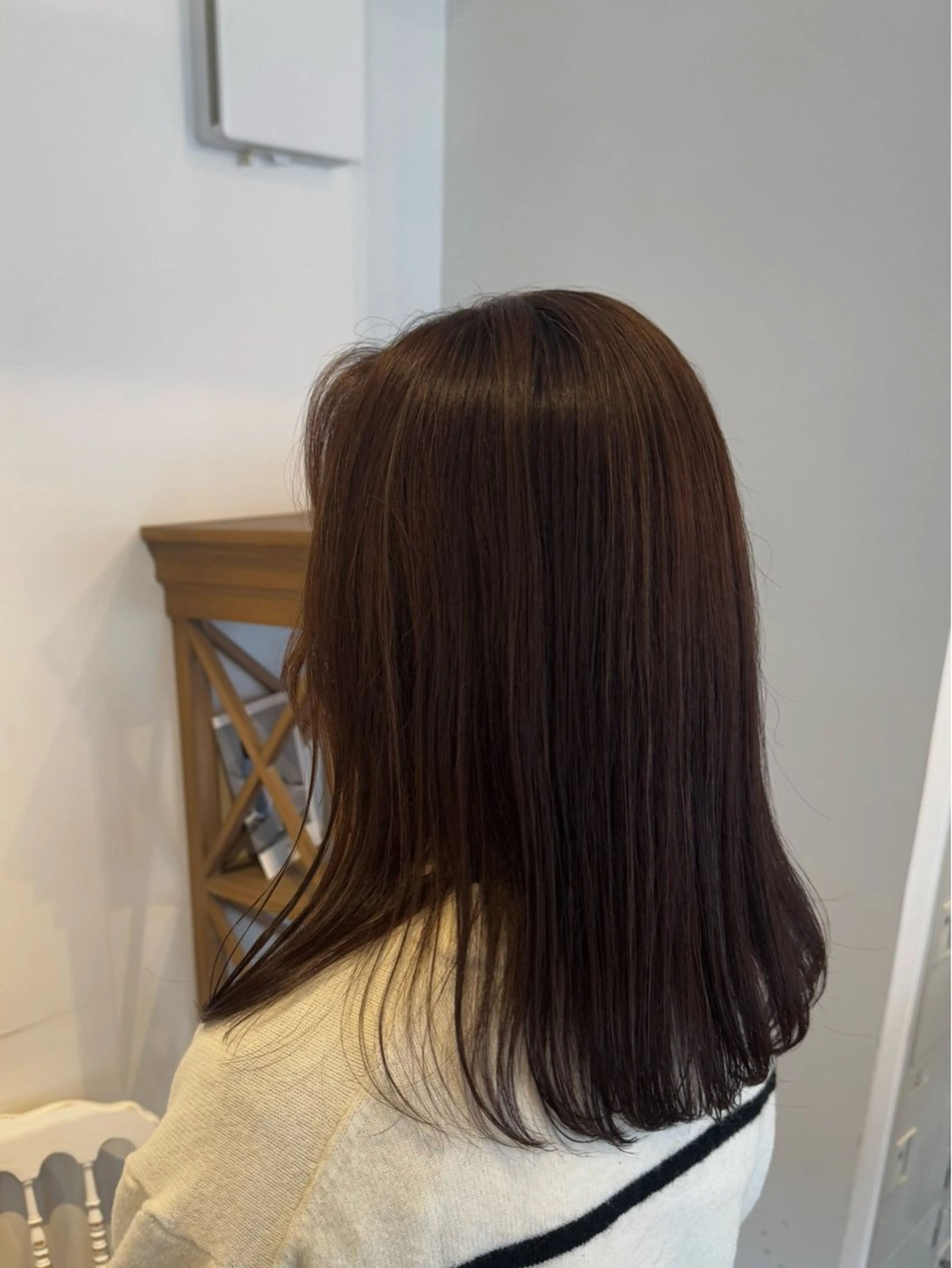 ミディアム カラー 山本 望華のヘアスタイル