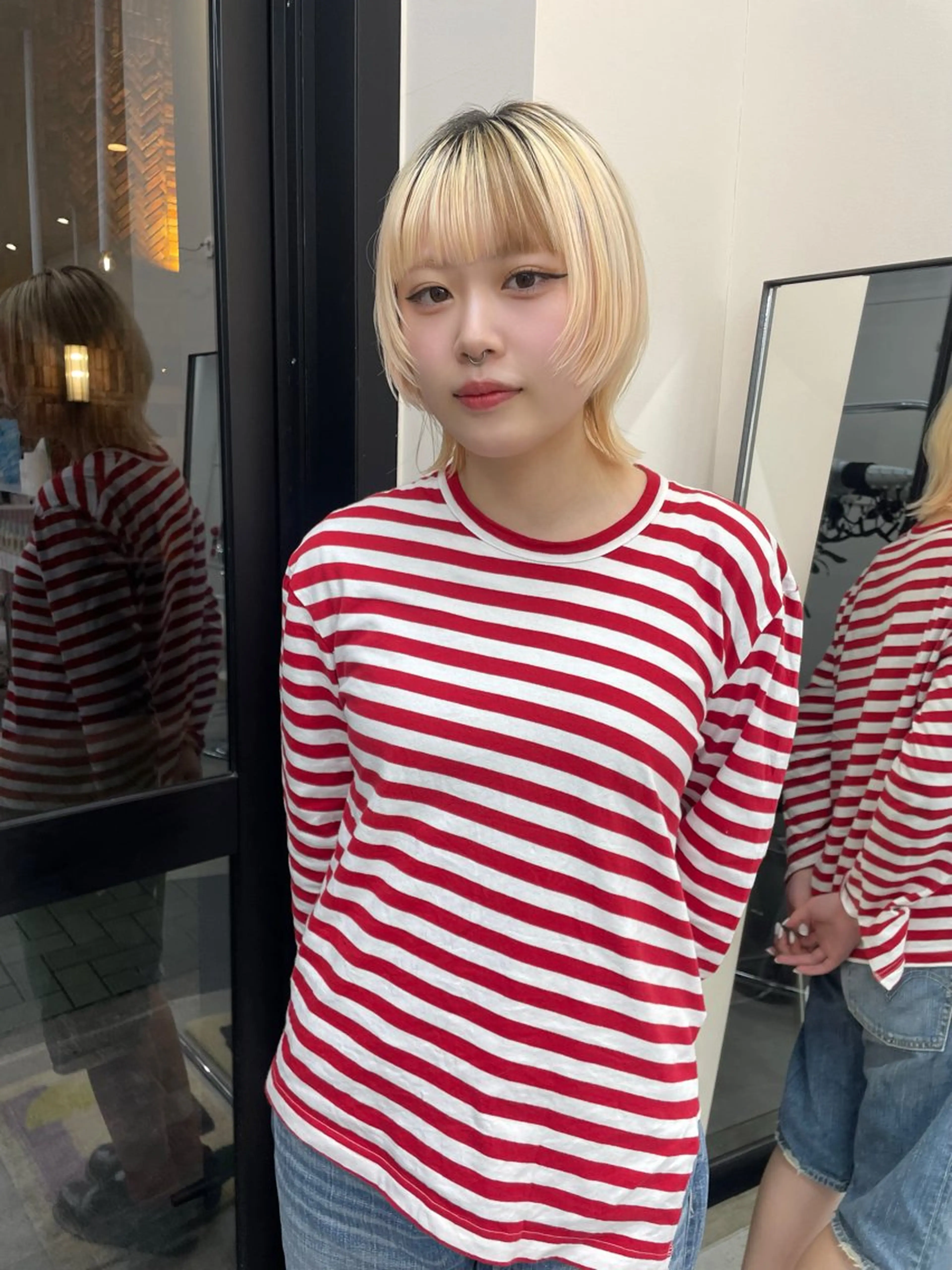 ショート ボブカットモデル/パ ーマ/harunaのヘアスタイル