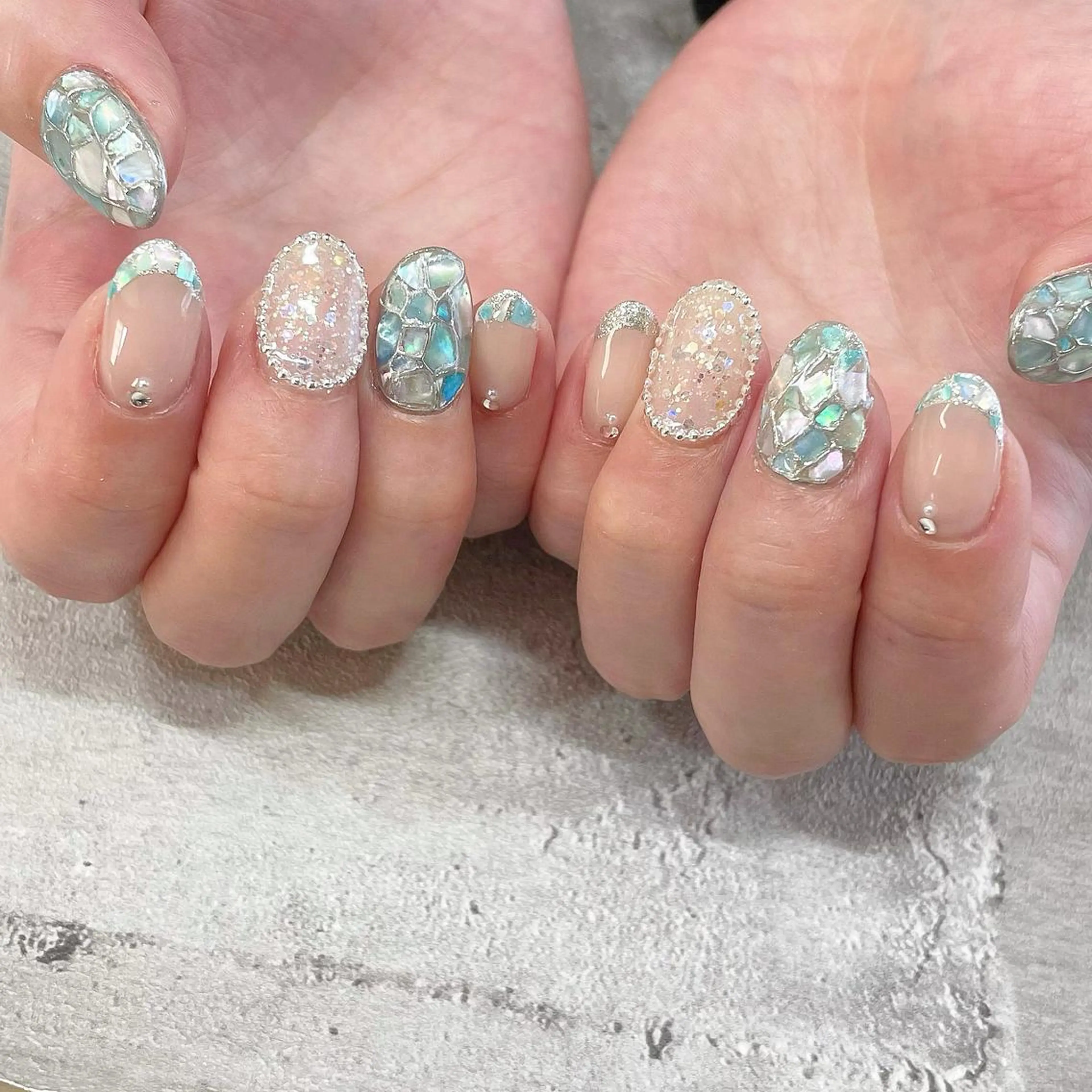 ネイル ジェルネイル 東 千夏のネイルデザイン